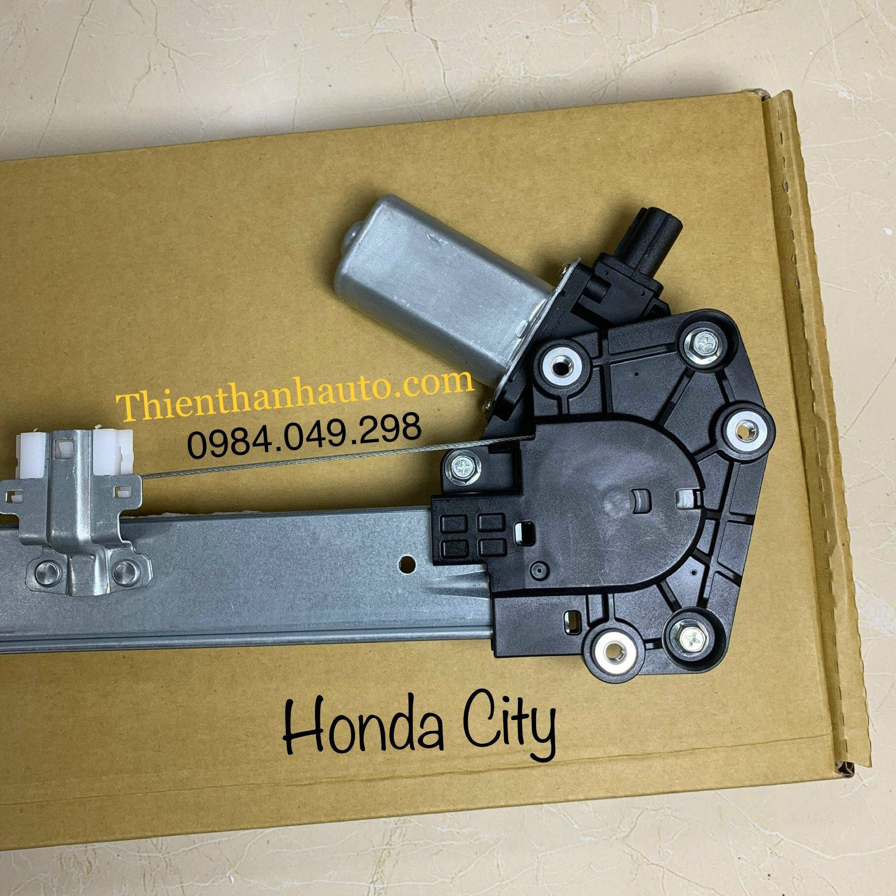 Mô tơ lên xuống kính trước trái - phải Honda City (liền compa) - Thienthanhauto.com