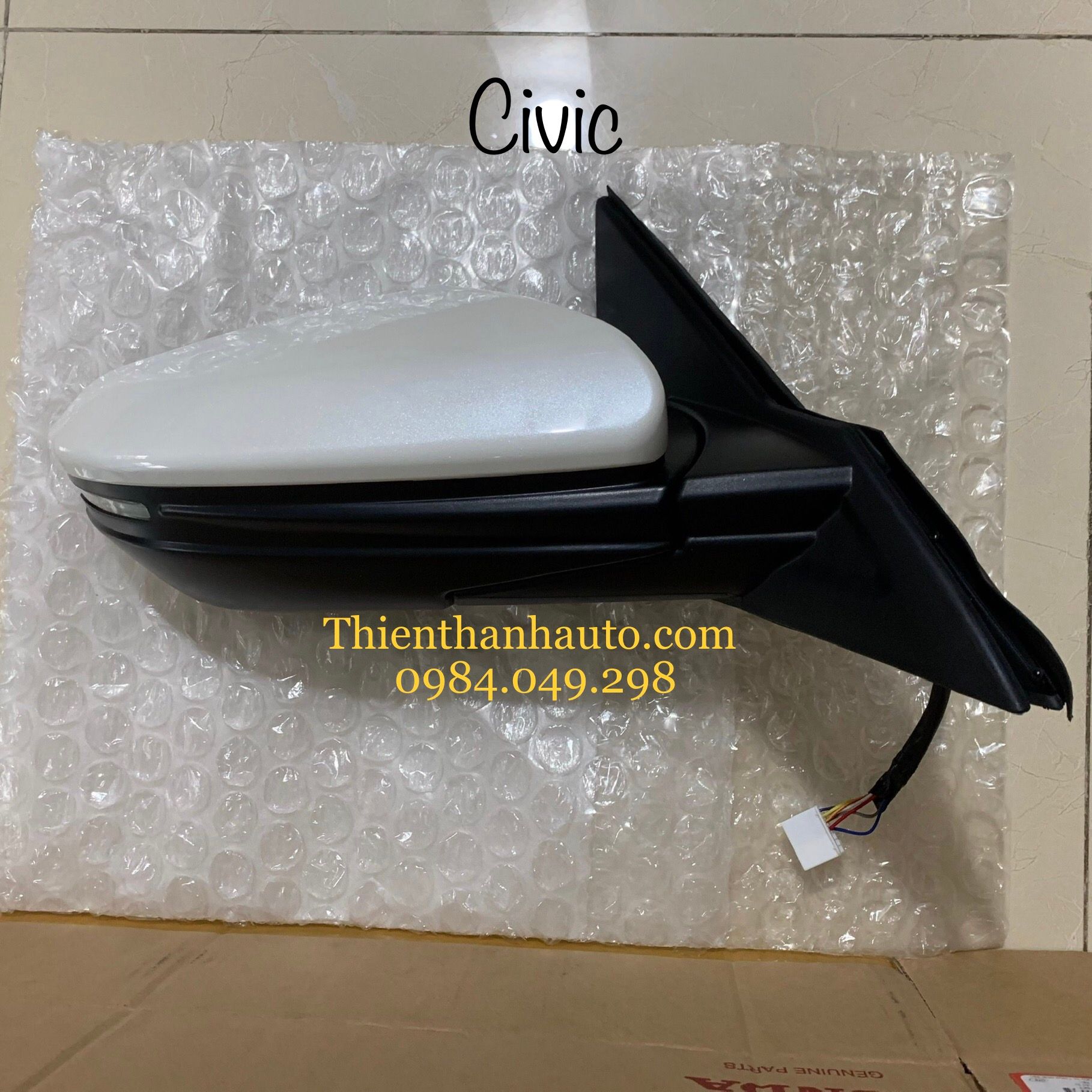 Gương chiếu hậu phải Honda Civic 2016-2017-2018-2019-2020-2021