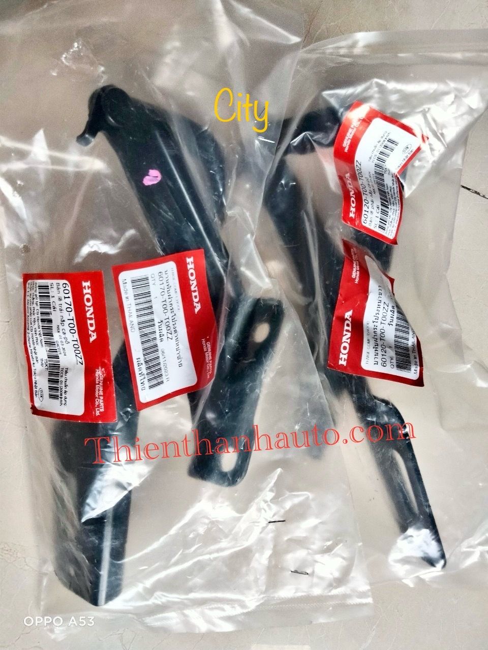 Bản lề nắp capo Honda City 2022-2023-2024 chính hãng