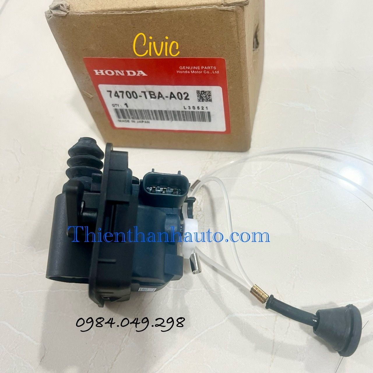 Công tắc mở nắp bình xăng Honda Civic 2016-2021 - 74700TBAA02