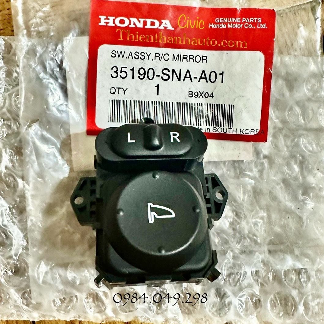 Công tắc chỉnh gương Honda Civic 2006-2012 chính hãng