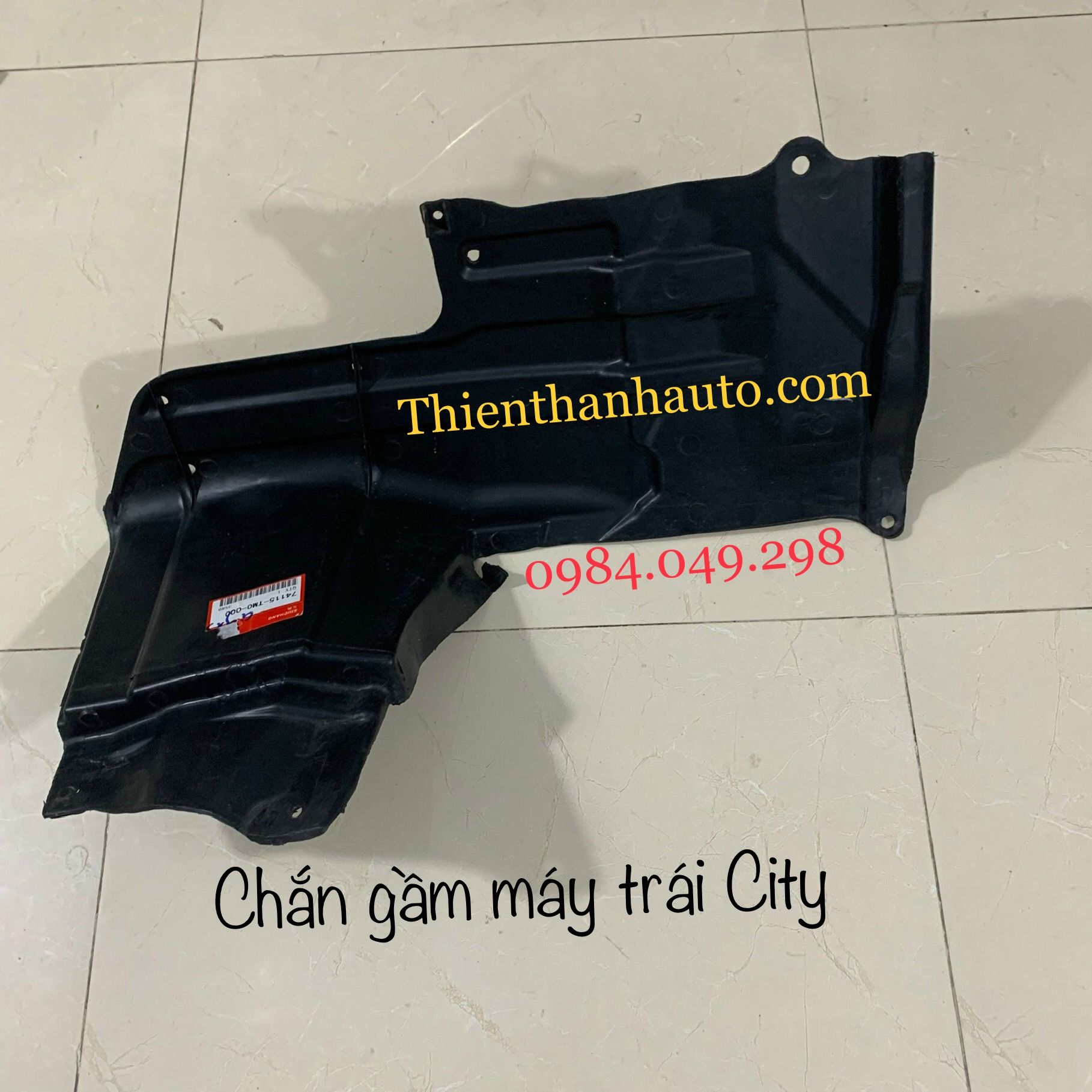 Chắn bùn gầm máy bên trái Honda City - Phụ tùng ô tô Thiên Thanh