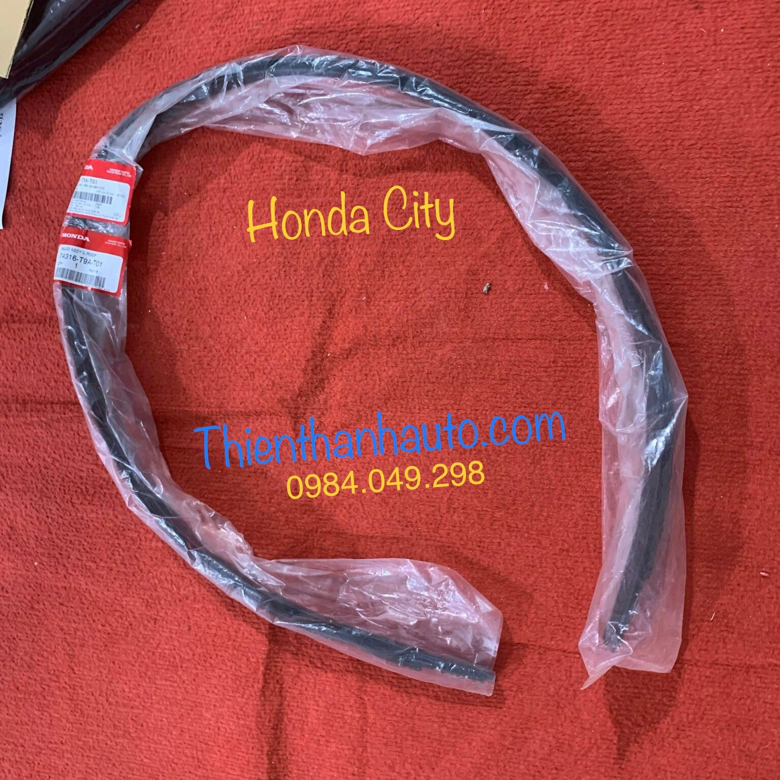 Gioăng cao su nẹp nóc Honda City 2014-2015-2016-2017-2018-2019-2020-2021 chính hãng