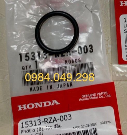 Phớt O (B) lọc dầu động cơ Honda Civic chính hãng - SĐT: 0984.049.298