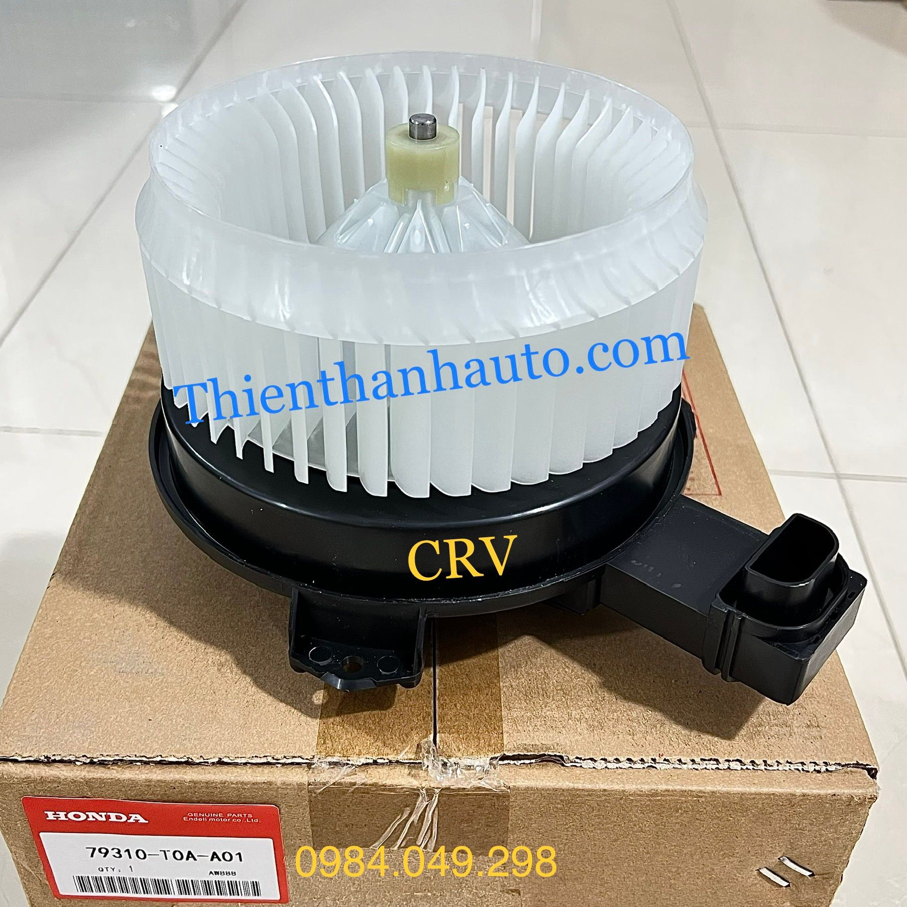 Mô tơ quạt điều hòa trong táp lô Honda CRV - Quạt giàn lạnh Honda CRV - 79310T0AA01