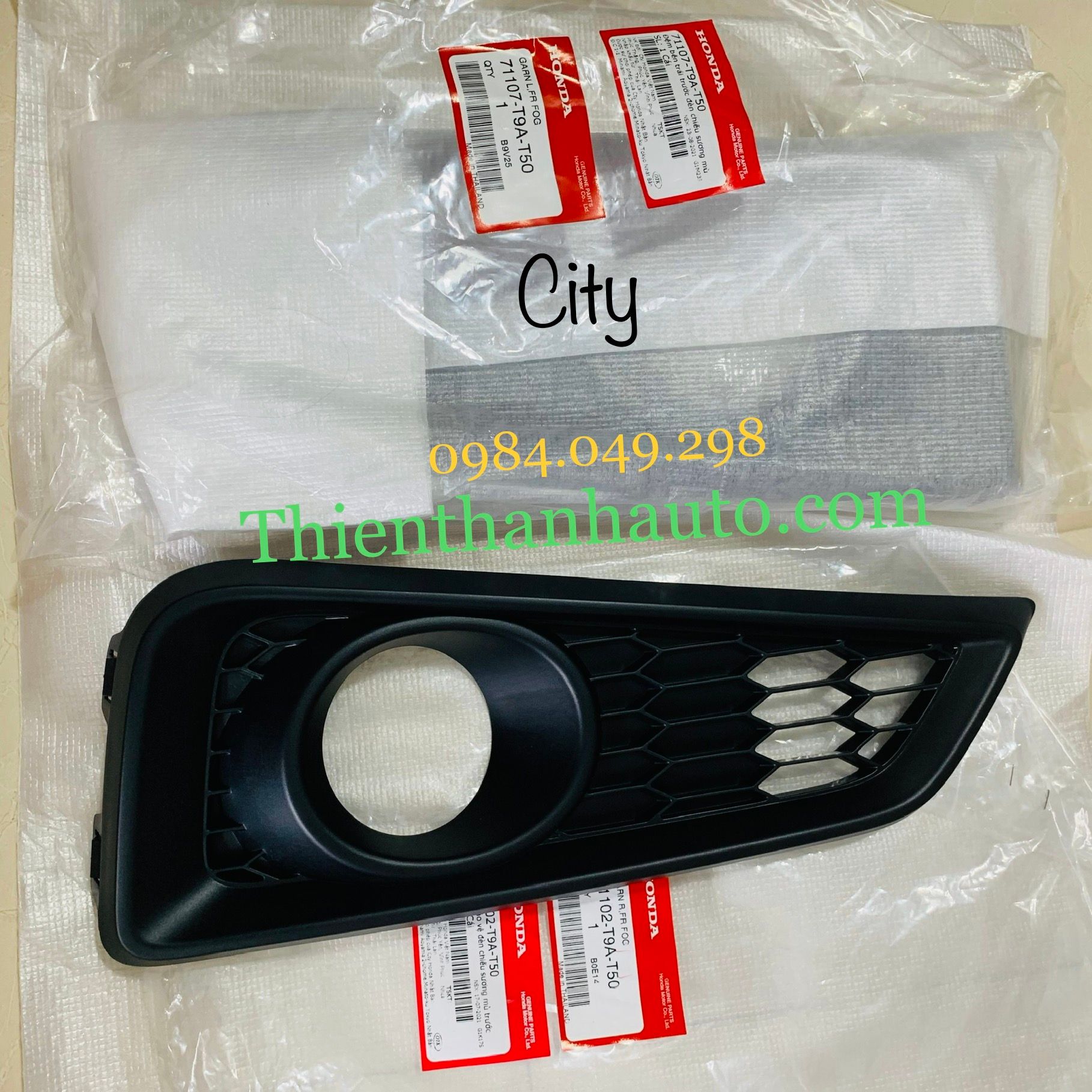 Ốp đèn gầm bên phải - trái Honda City 2014-2015-2016 chính hãng