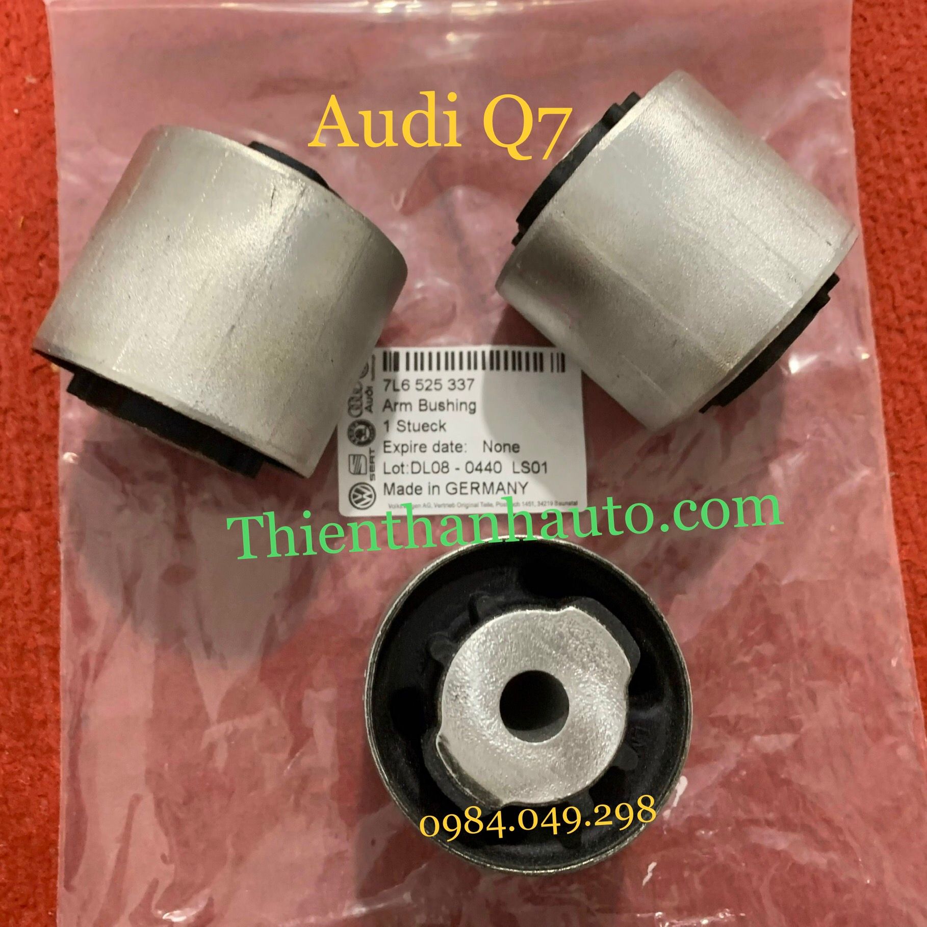 Cao su giảm chấn cầu trước Audi Q7 chính hãng - 7L6525337 - Thienthanhauto.com