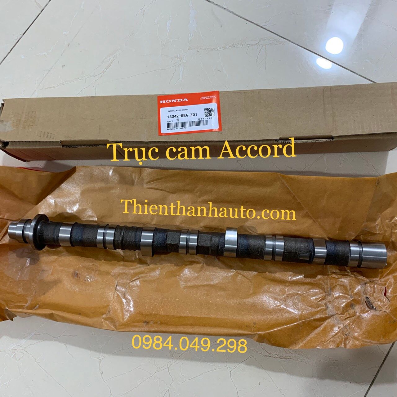 Trục cam nạp (hút) Honda Accord nhập khẩu từ Nhật Bản - Phụ tùng ô tô Thiên Thanh