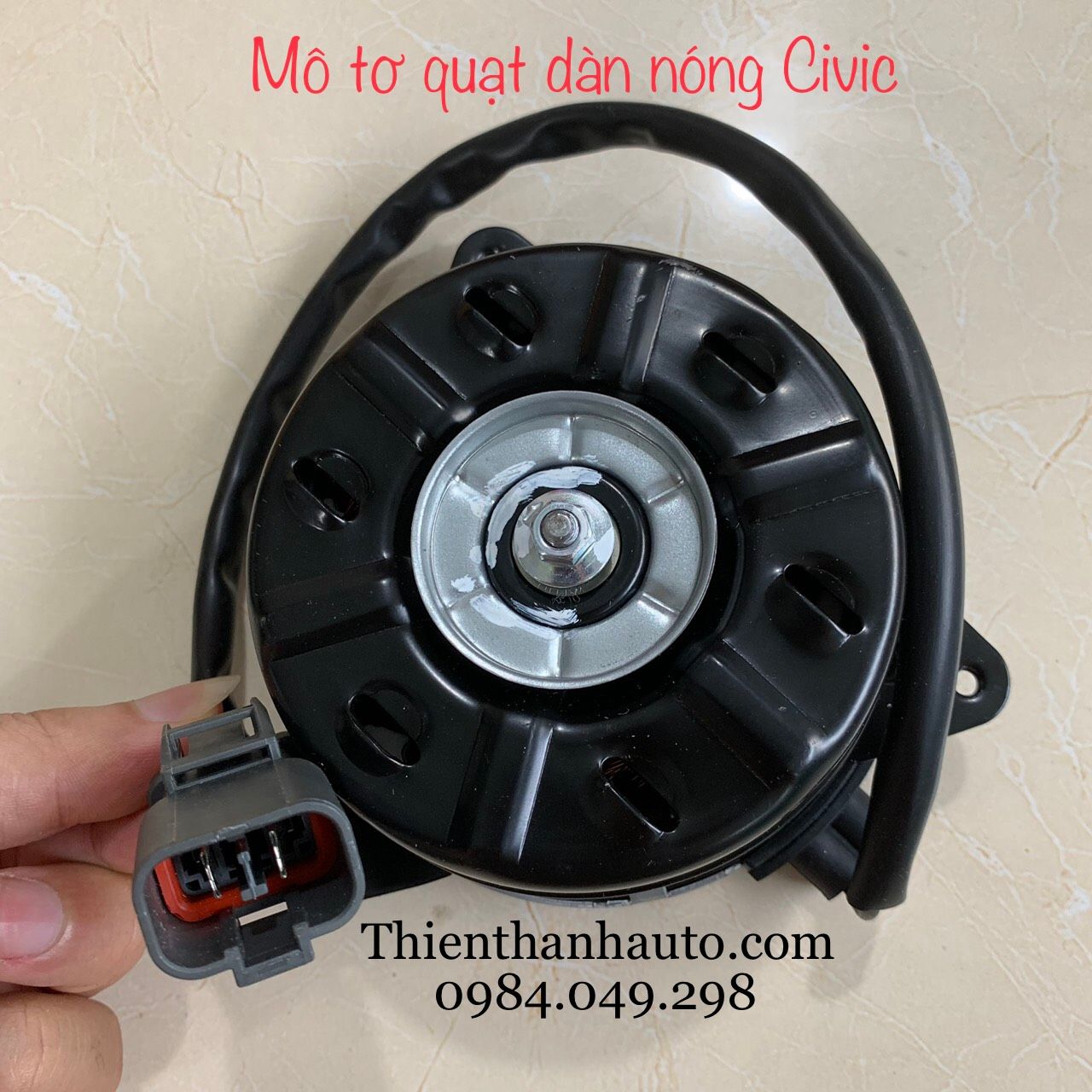 Mô tơ quạt dàn nóng động cơ Honda Civic - Sản phẩm của Denso Nhật Bản - Thienthanhauto.com