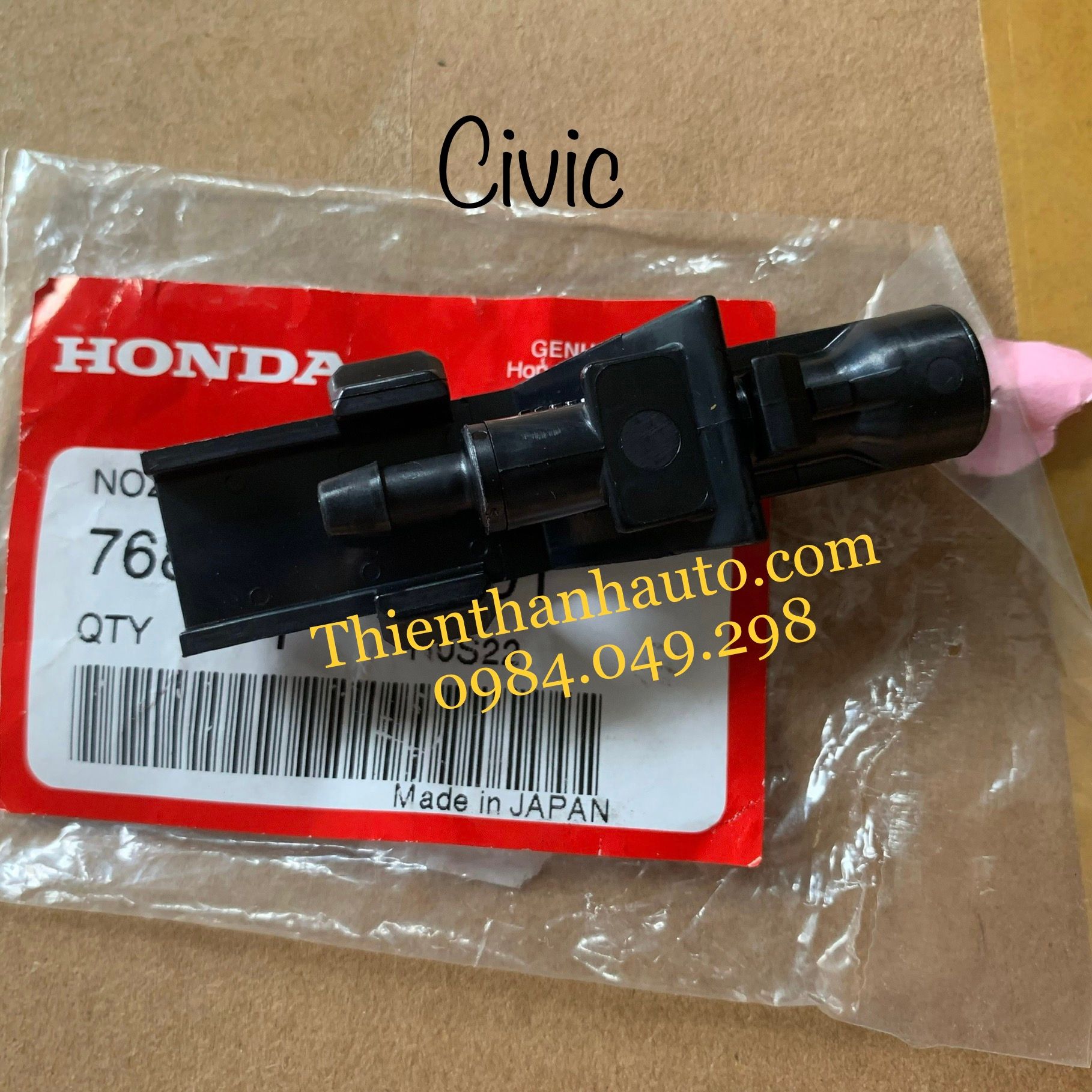 Vòi phun nước rửa kính Honda Civic 2016-2017-2018-2019-2020-2021 chính hãng