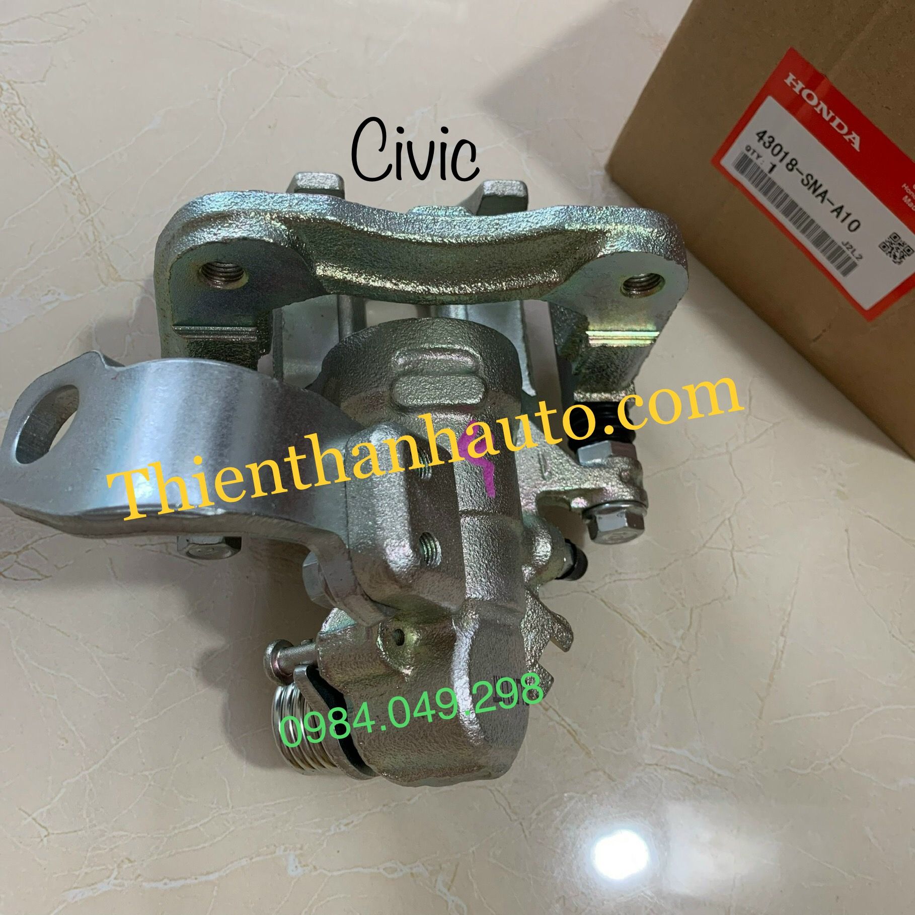 Cụm ngoàm phanh sau bên phải Honda Civic 2006-2007-2008-2009-2010-2011-2012