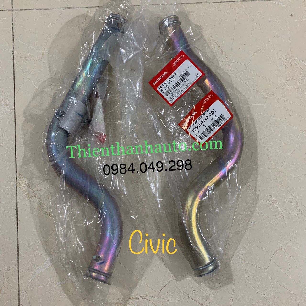 Ống cút nước làm mát trên van hằng nhiệt Honda Civic 1.8 2006-2012 - 19505RNAA00