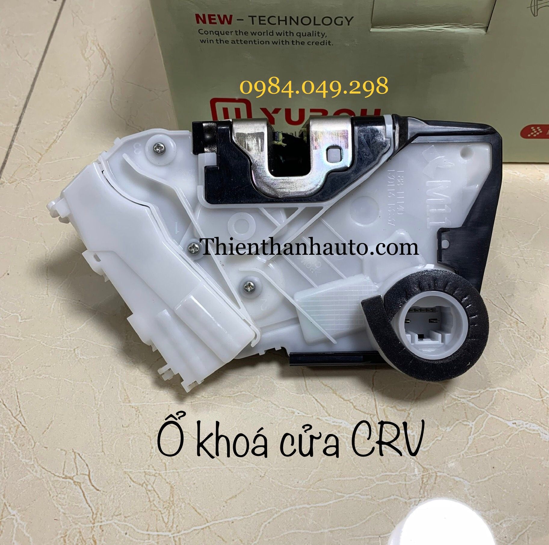 Ổ khóa ngậm cánh cửa trước bên lái - trái Honda CRV - Xuất xứ Nhật Bản