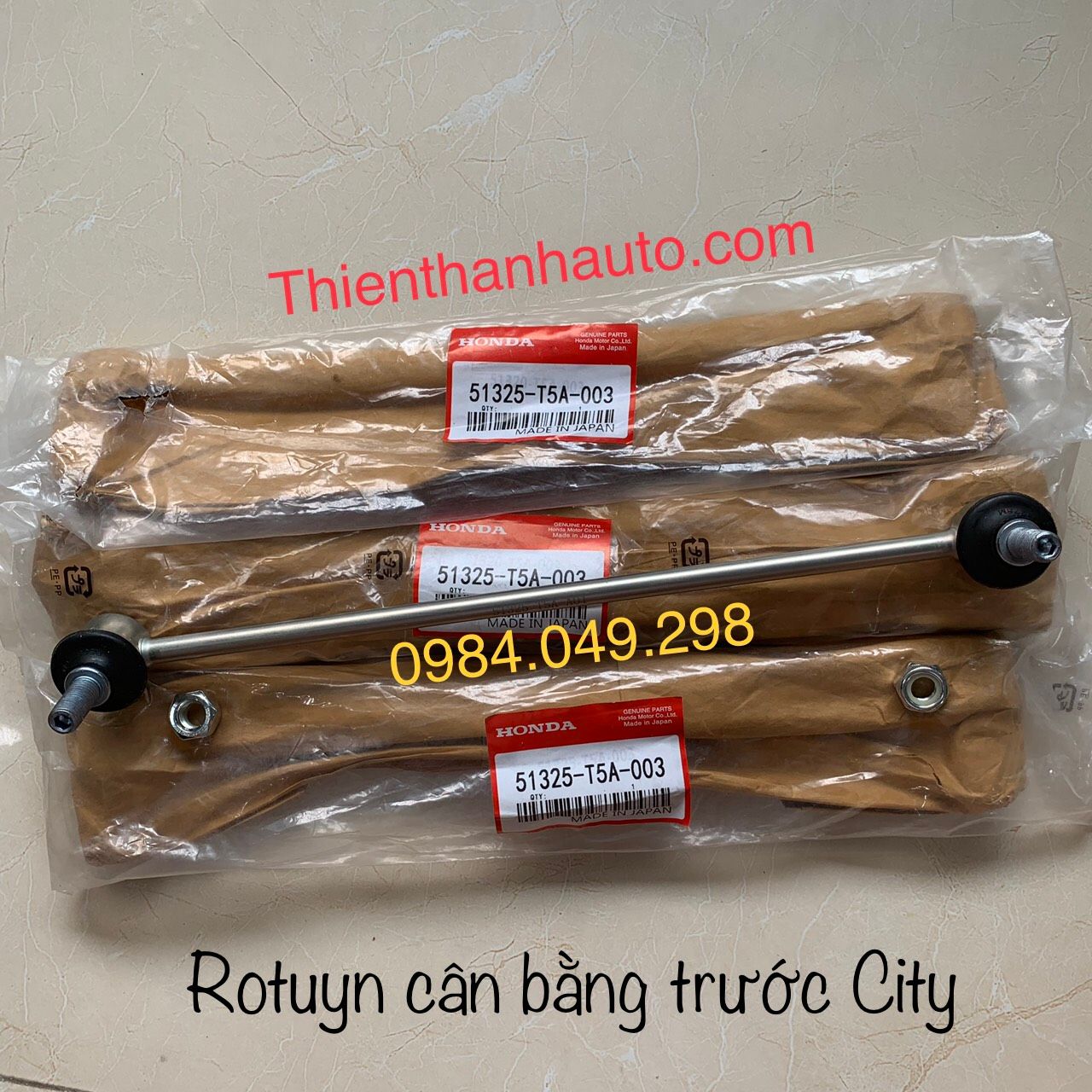 Rotuyn cân bằng trước trái - bên lái Honda City - 51325T5A003 -Phụ tùng ô tô Thiên Thanh