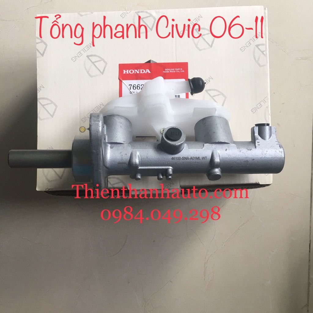 Tổng phanh - xi lanh phanh tổng Honda Civic 2006-2011 - 46110SNAA01-Sản phẩm của Honda Nhật Bản