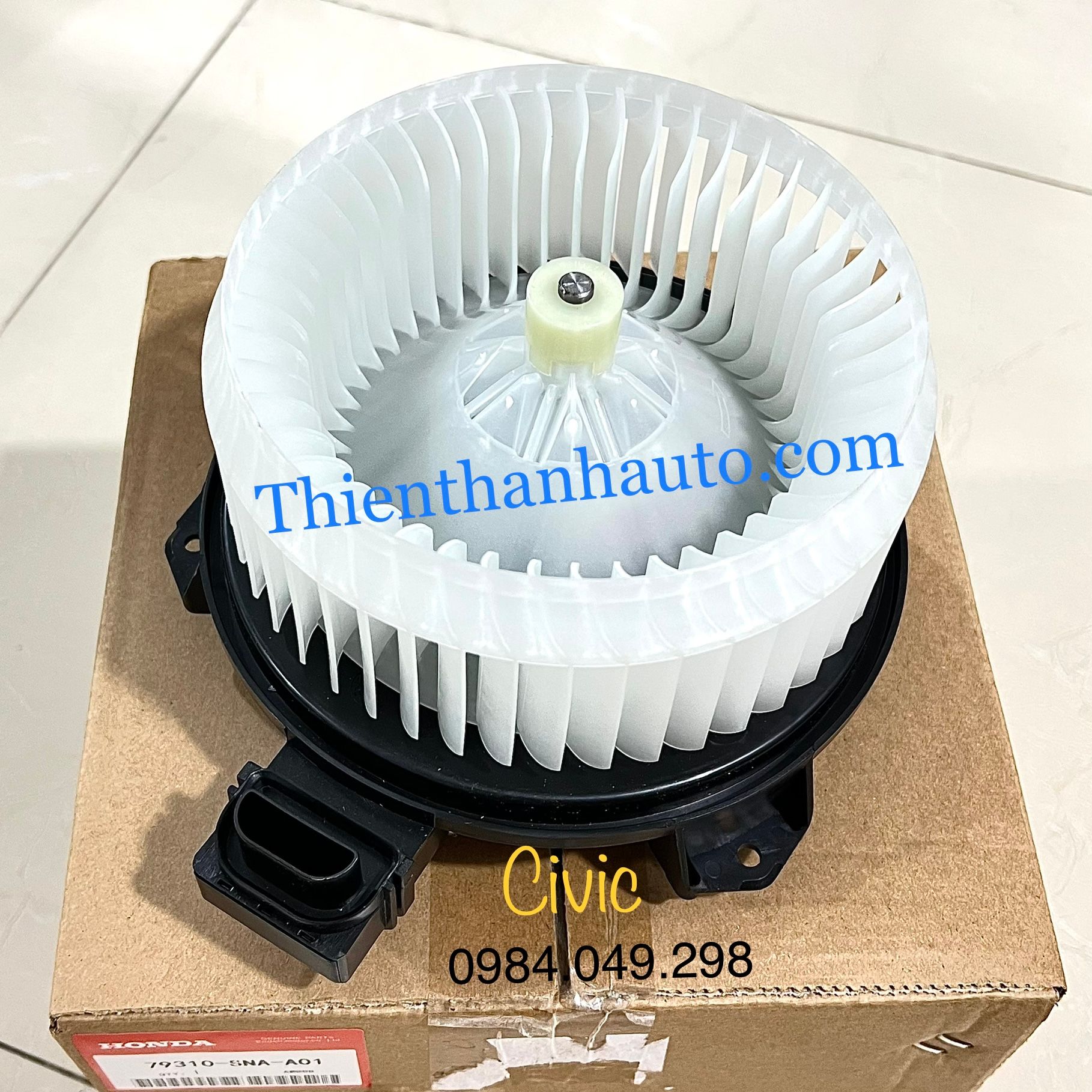 Mô tơ quạt điều hòa trong táp lô Honda Civic - Thienthanhauto.com