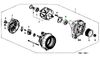 Bi máy phát điện Honda CRV chính hãng - 31114PGKA01