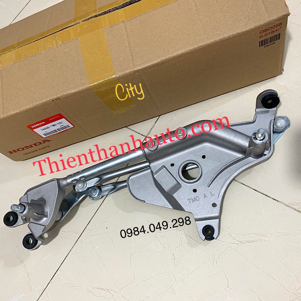 Thanh giằng gạt mưa Honda City 2013-2014 - Made in Japan - 76505TM0Y01