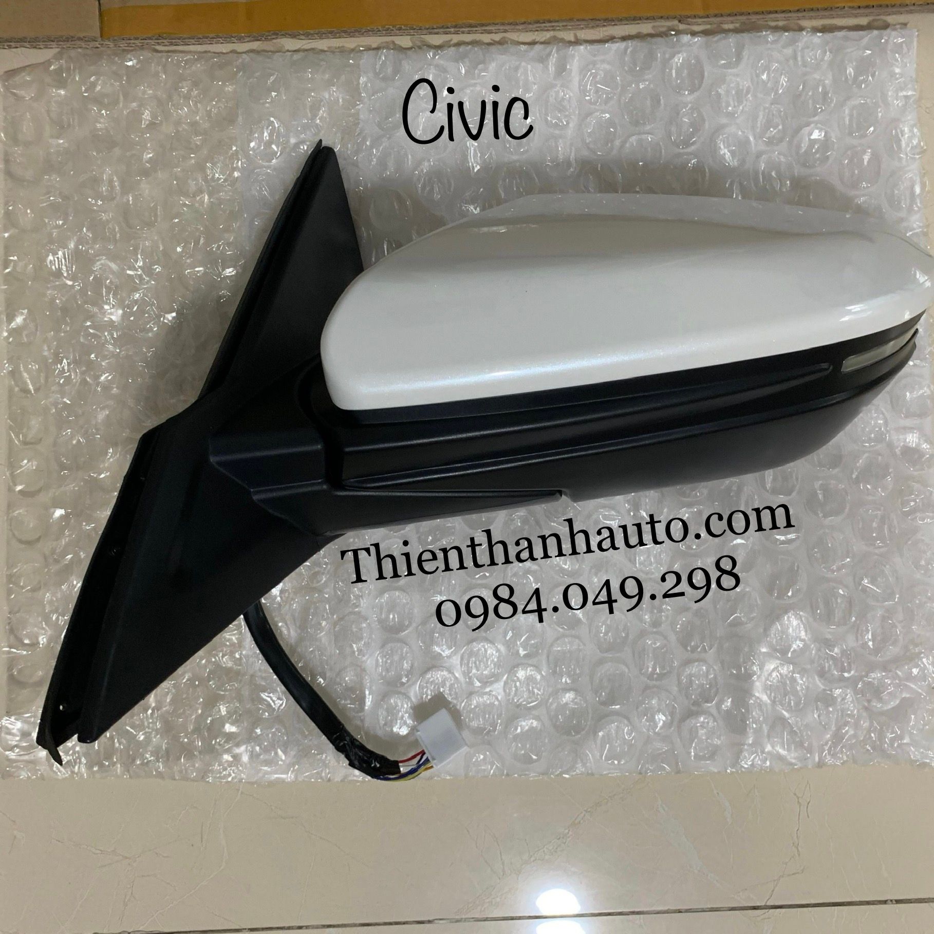 Gương chiếu hậu trái Honda Civic 2016-2017-2018-2019-2020-2021 - Thienthanhauto.com