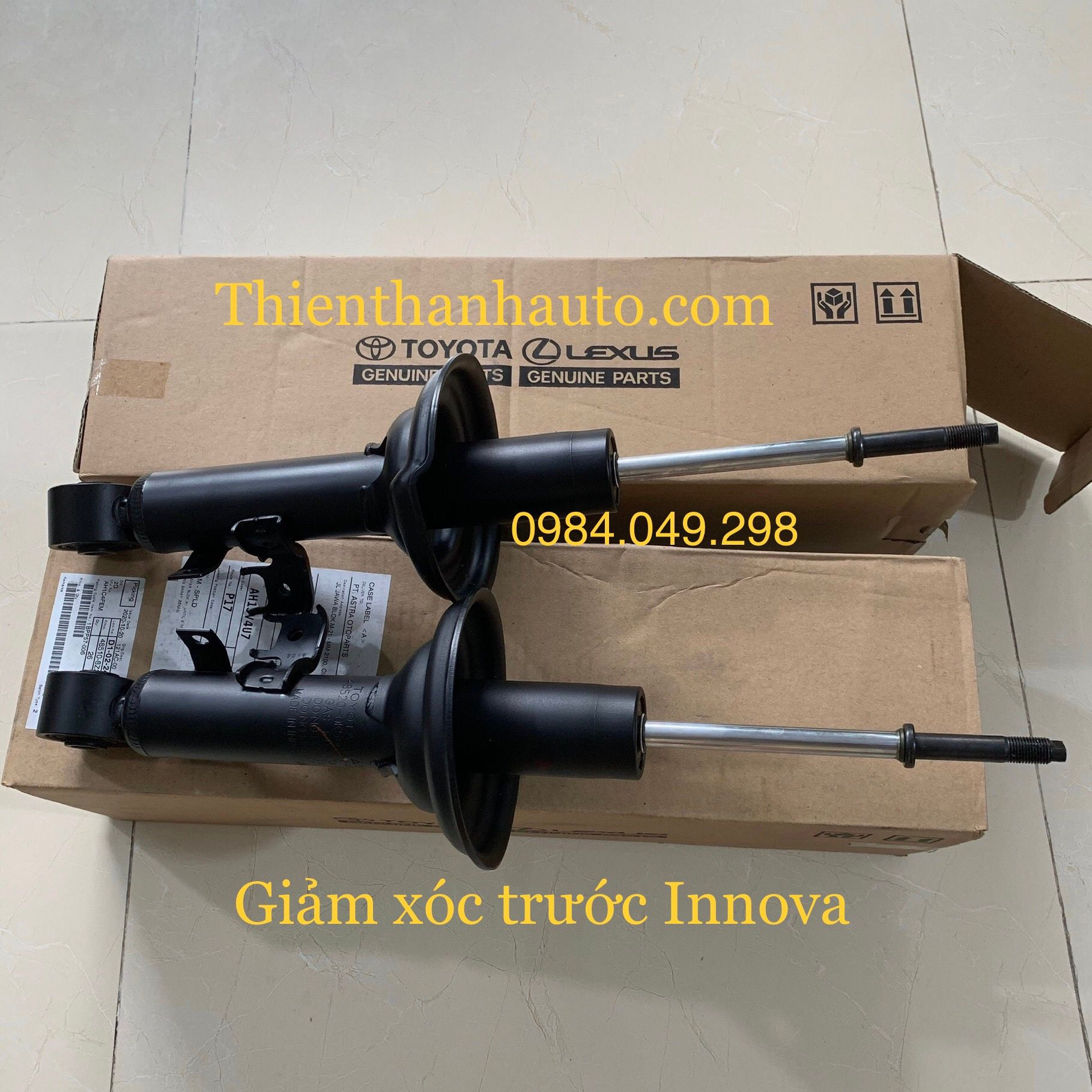 Giảm xóc - phuộc nhún trước Toyota Innova 2008-2010 chính hãng - Thienthanhauto.com