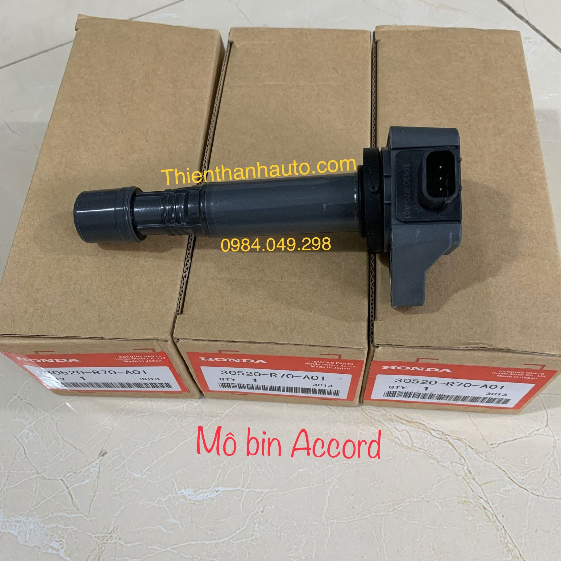 Mô bin - bô bin đánh lửa Honda Accord - Made in Japan - 30520R70A01