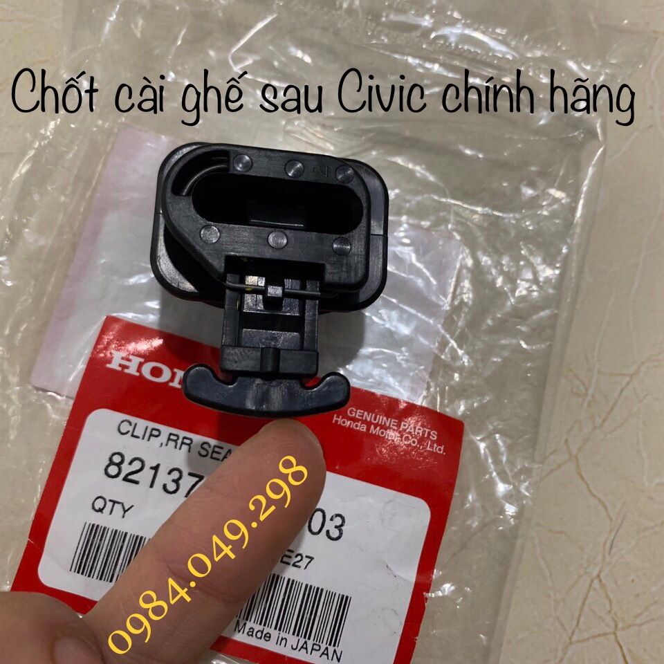 Chốt cài ghế sau Honda Civic chính hãng- Phụ tùng ô tô Thiên Thanh