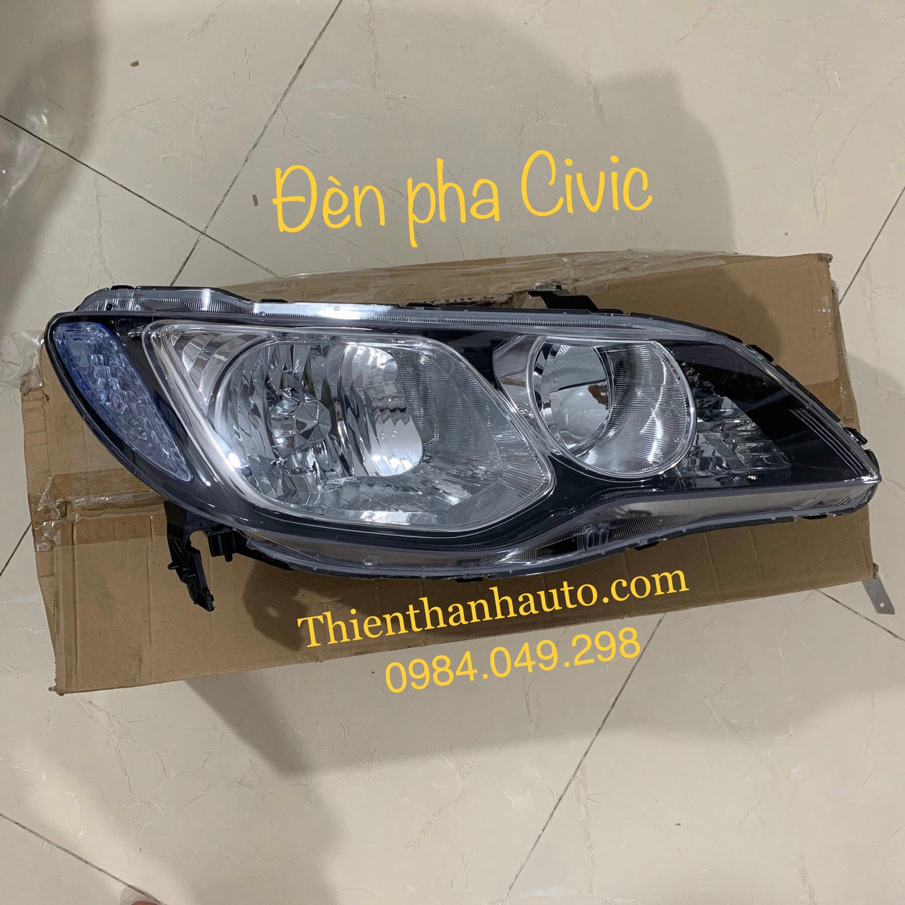 Đèn pha phải Honda Civic 1.8 giá tốt nhất - Thienthanhauto.com