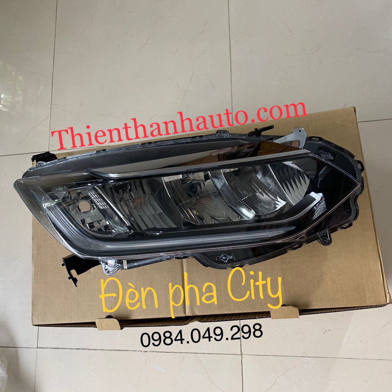 Đèn pha trái Honda City 2016-2020 chính hãng (full LED) - Thienthanhauto.com