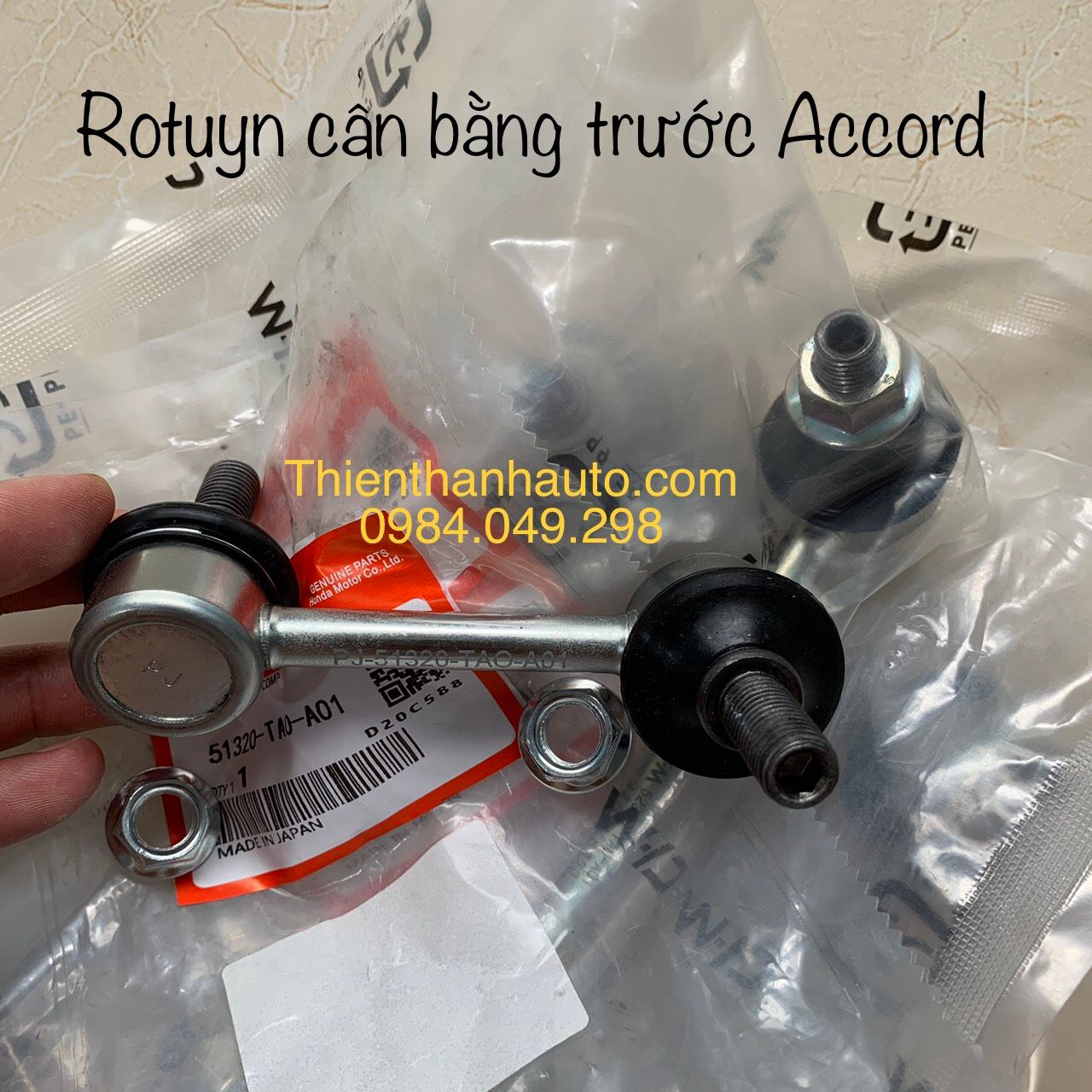 Rô tuyn - Rotuyn cân bằng trước Honda Accord bên phụ - Phụ tùng ô tô Thiên Thanh