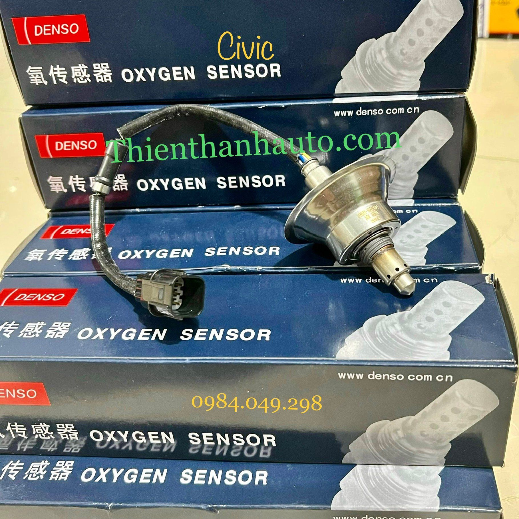 Cảm biến ô xy trên Honda Civic 2016-2017-2018-2019-2020-2021 - Denso Japan