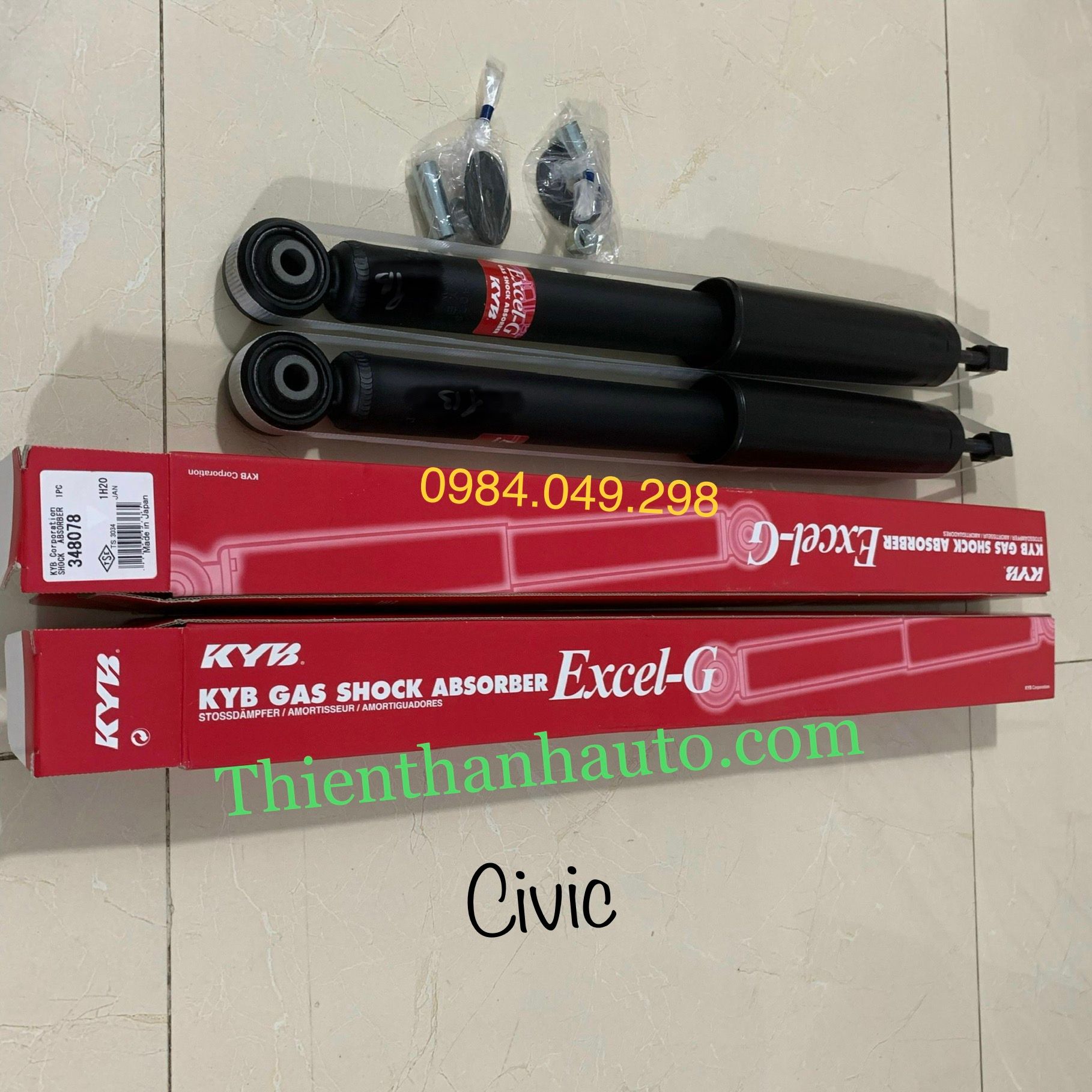 Giảm xóc sau Honda Civic 2006-2007-2008-2009-2010-2011-2012 - SP của KYB Nhật Bản