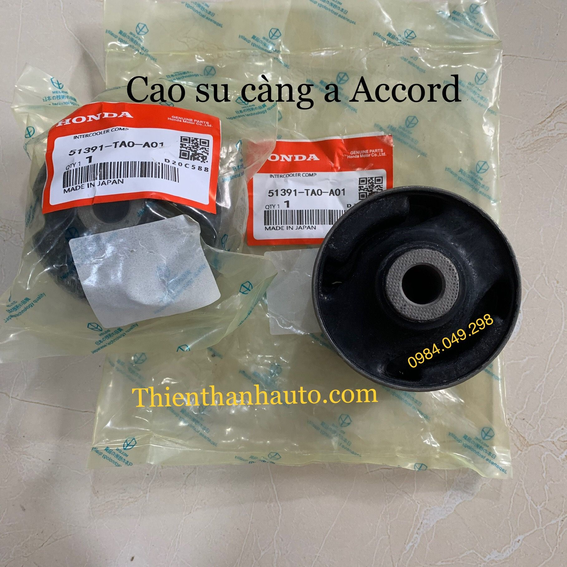 Cao su càng A to Honda Accord - Sản phẩm của Honda Nhật Bản - 51391TA0A01 - Tel: 0984.049.298