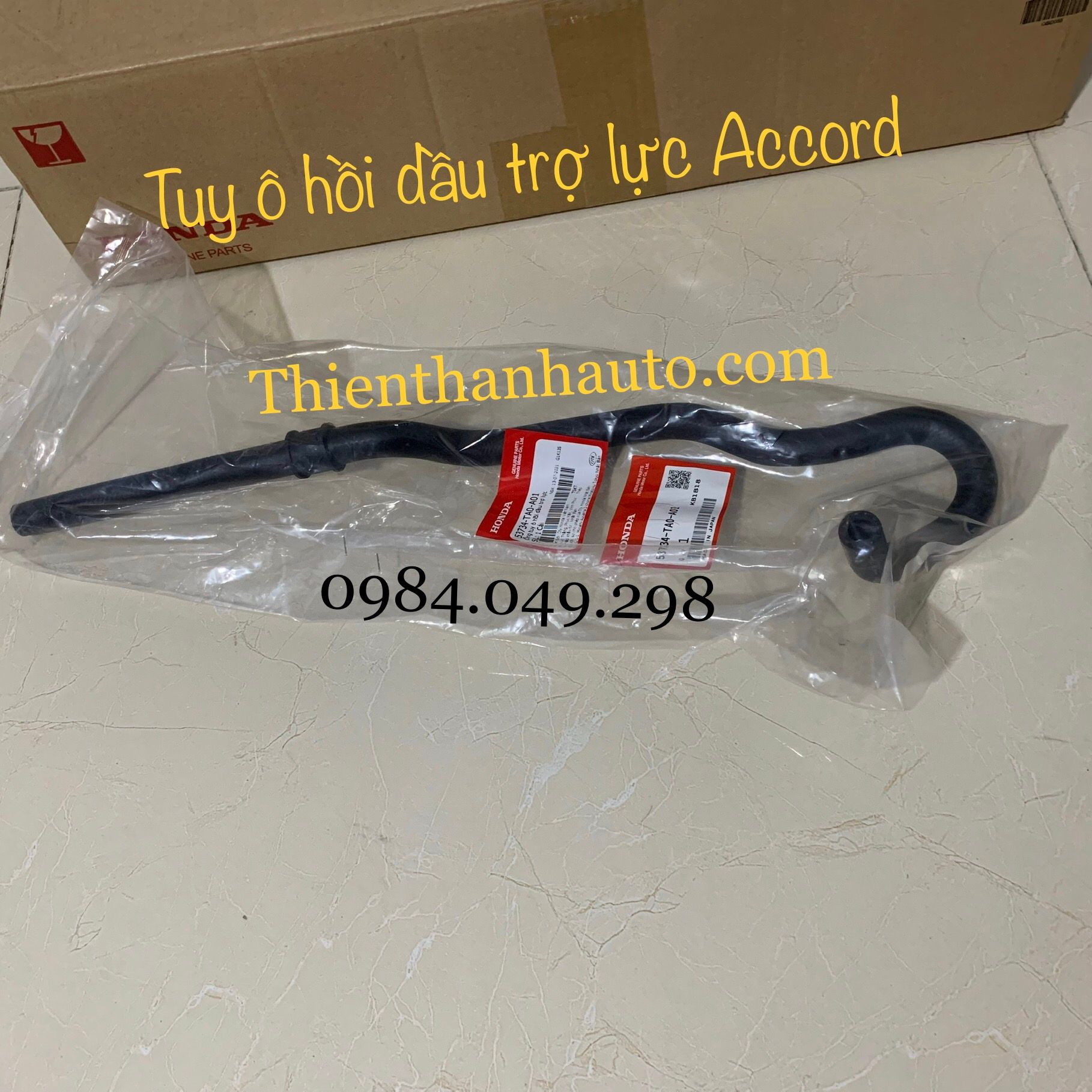 Tuy ô hồi dầu trợ lực Honda Accord 2007-2012 chính hãng - Phụ tùng ô tô Thiên Thanh