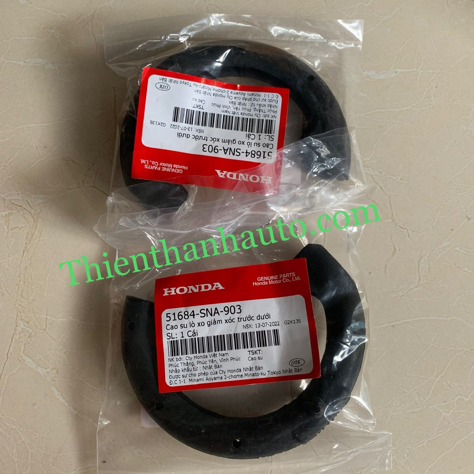 Cao su lò xo giảm xóc trước Honda Civic 2006-2012 chính hãng – Phụ tùng ...