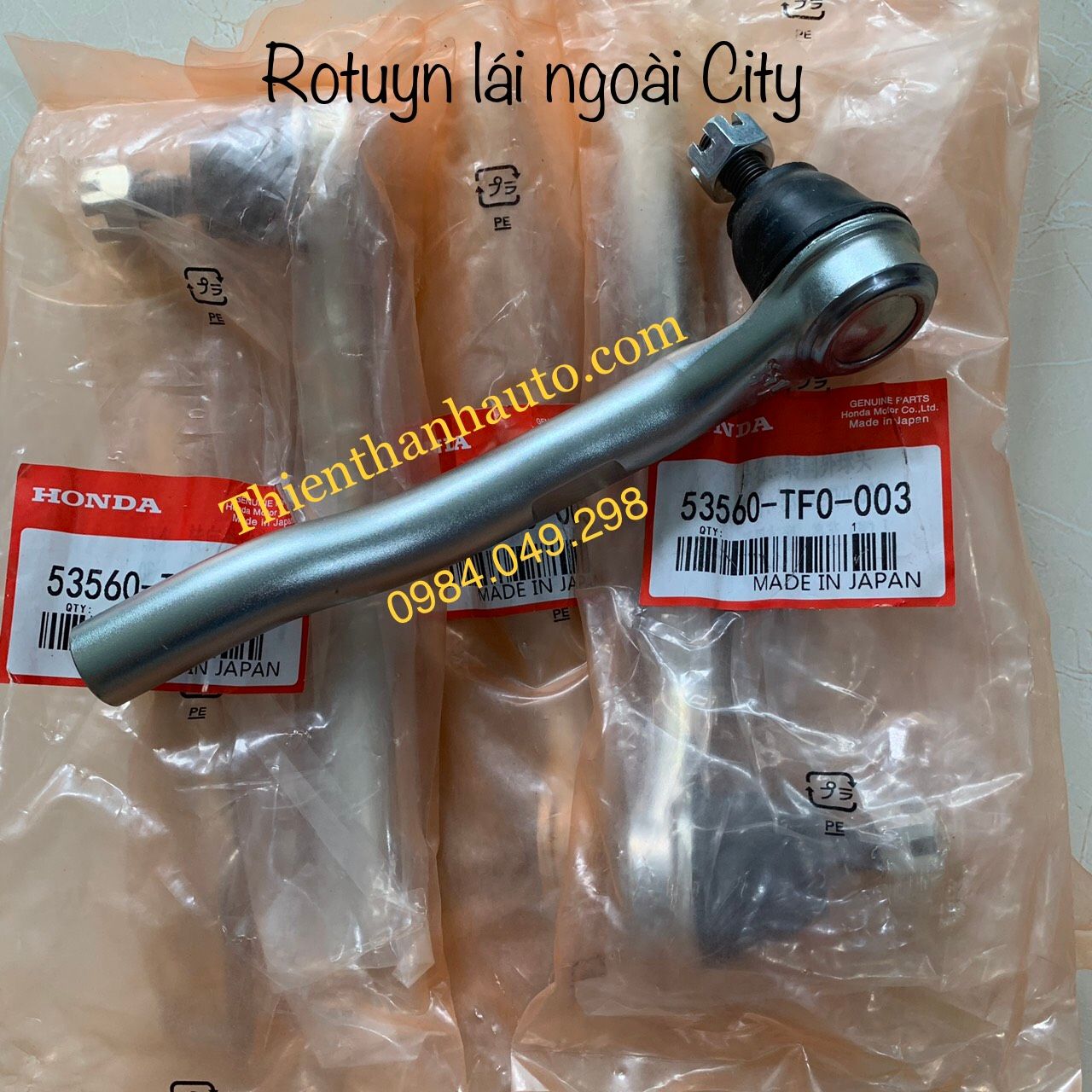 Rotuyn - Rô tuyn lái ngoài Honda City - xuất xứ Honda Nhật Bản, giá tốt