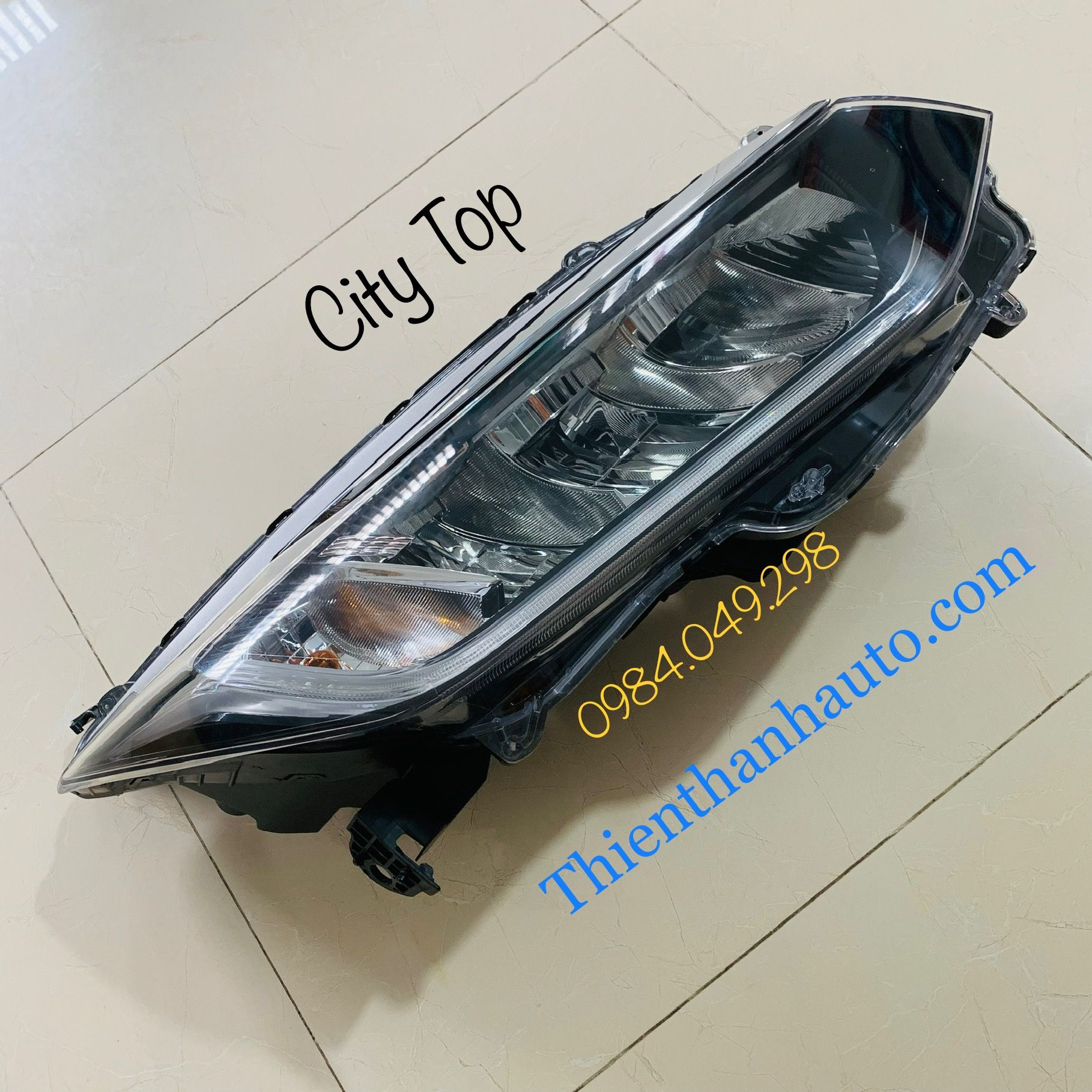 Đèn pha phải Honda City Top 2017-2018-2019-2020 chính hãng