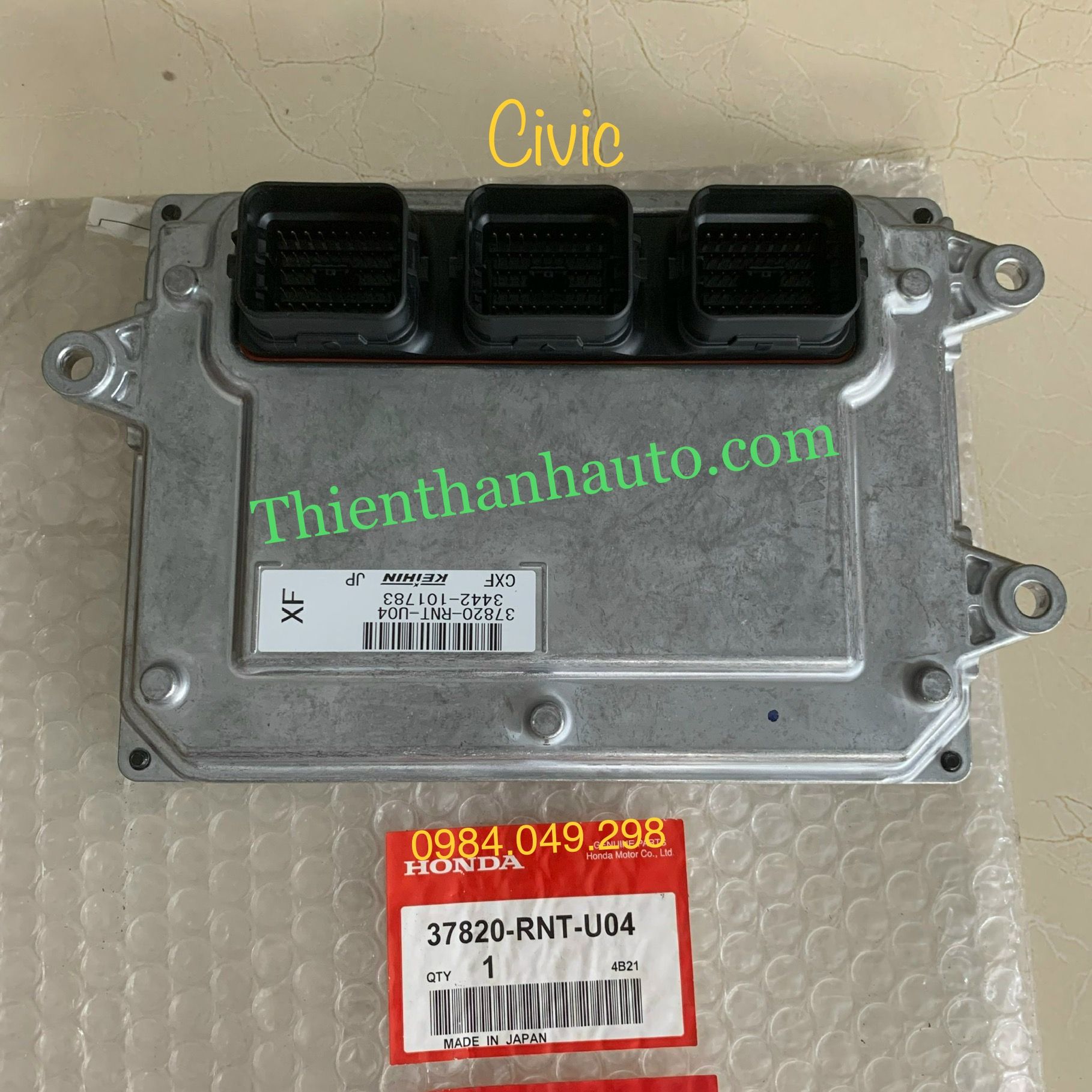 Hộp điều khiển động cơ - ECU Honda Civic 1.8 2006-2012 chính hãng - 37820RNTU04