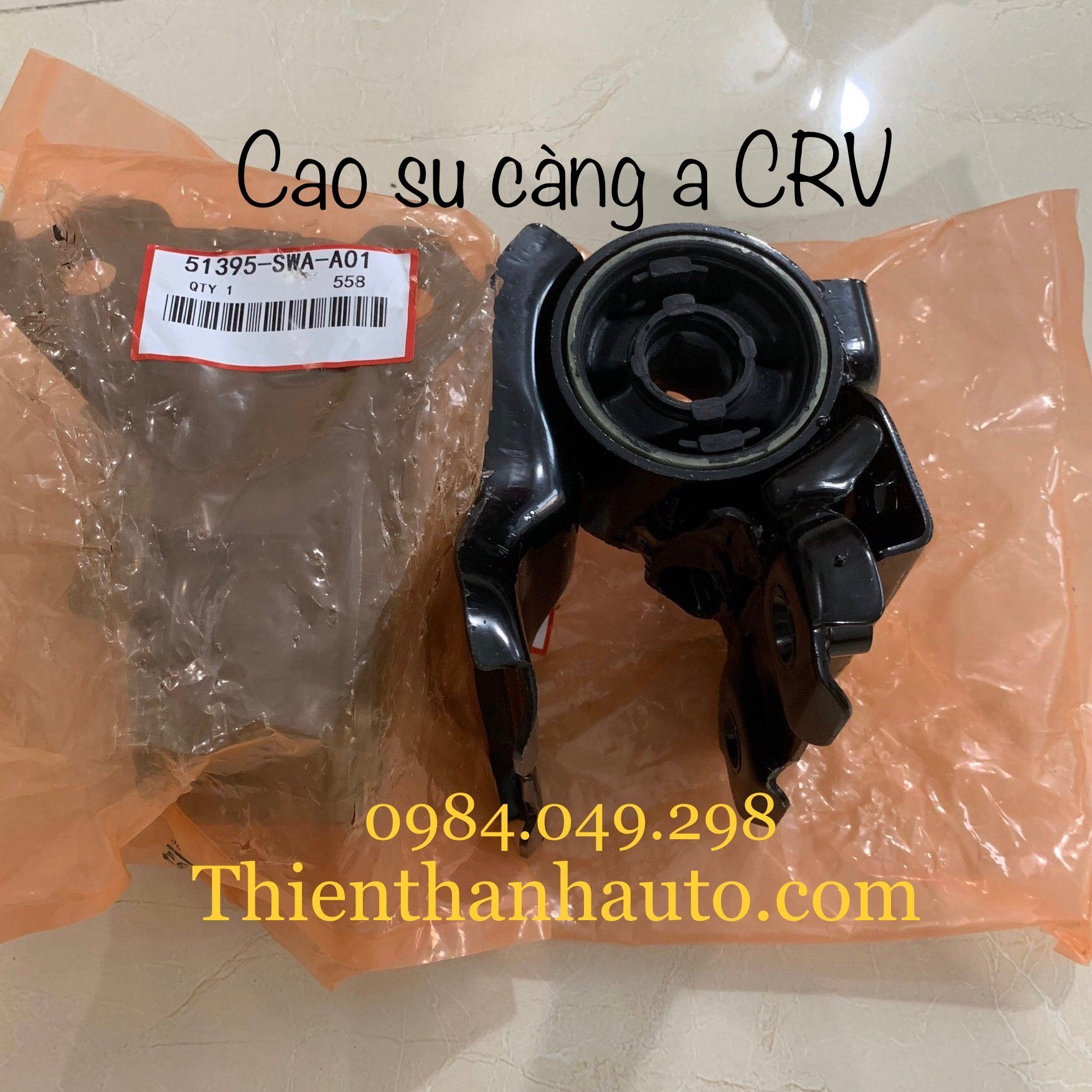 Cao su càng A trước Honda CRV 2007-2012 - 51395SWAA01 - Thienthanhauto.com