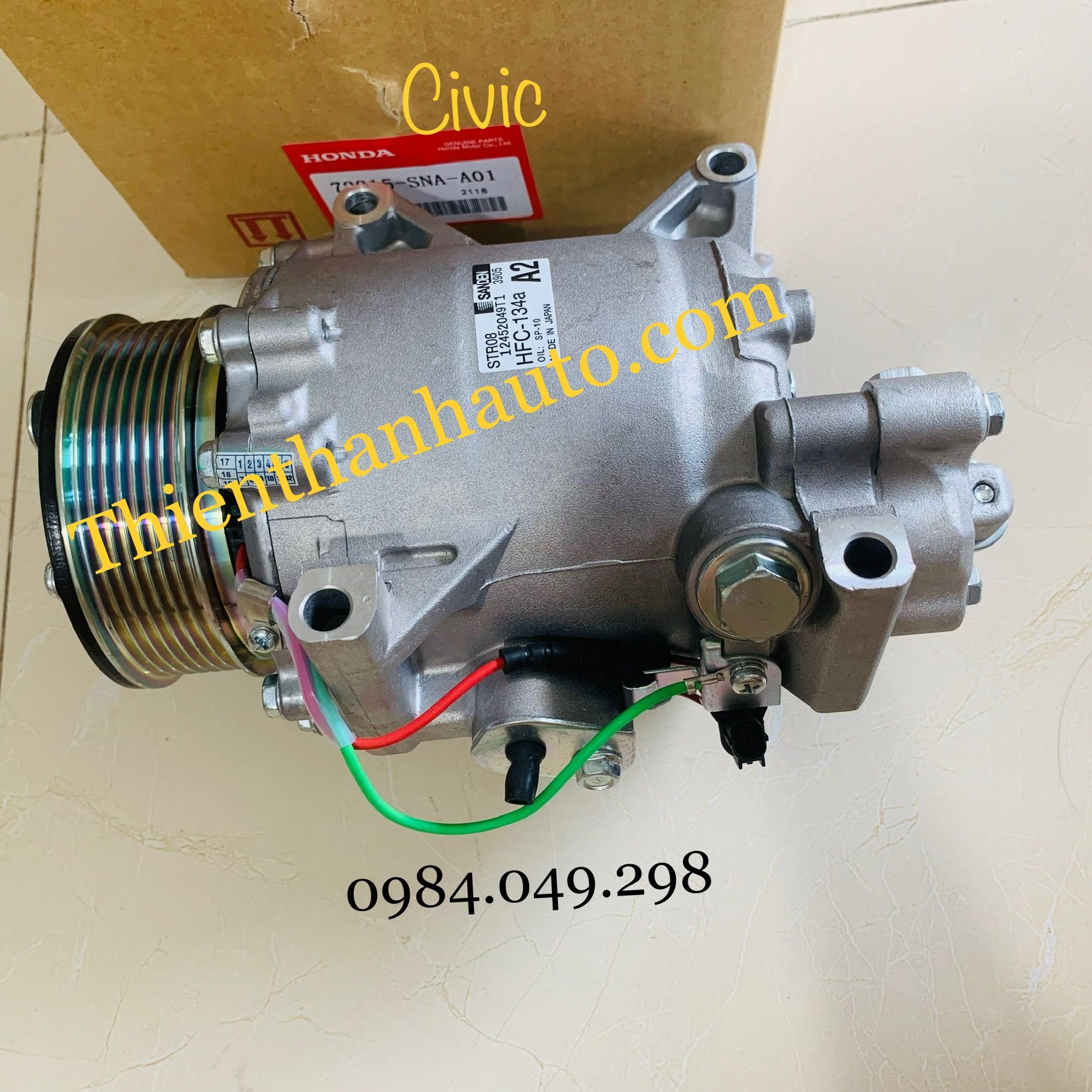 Lốc điều hòa Honda Civic 2.0 2006-2007-2008-2009-2010-2011-2012