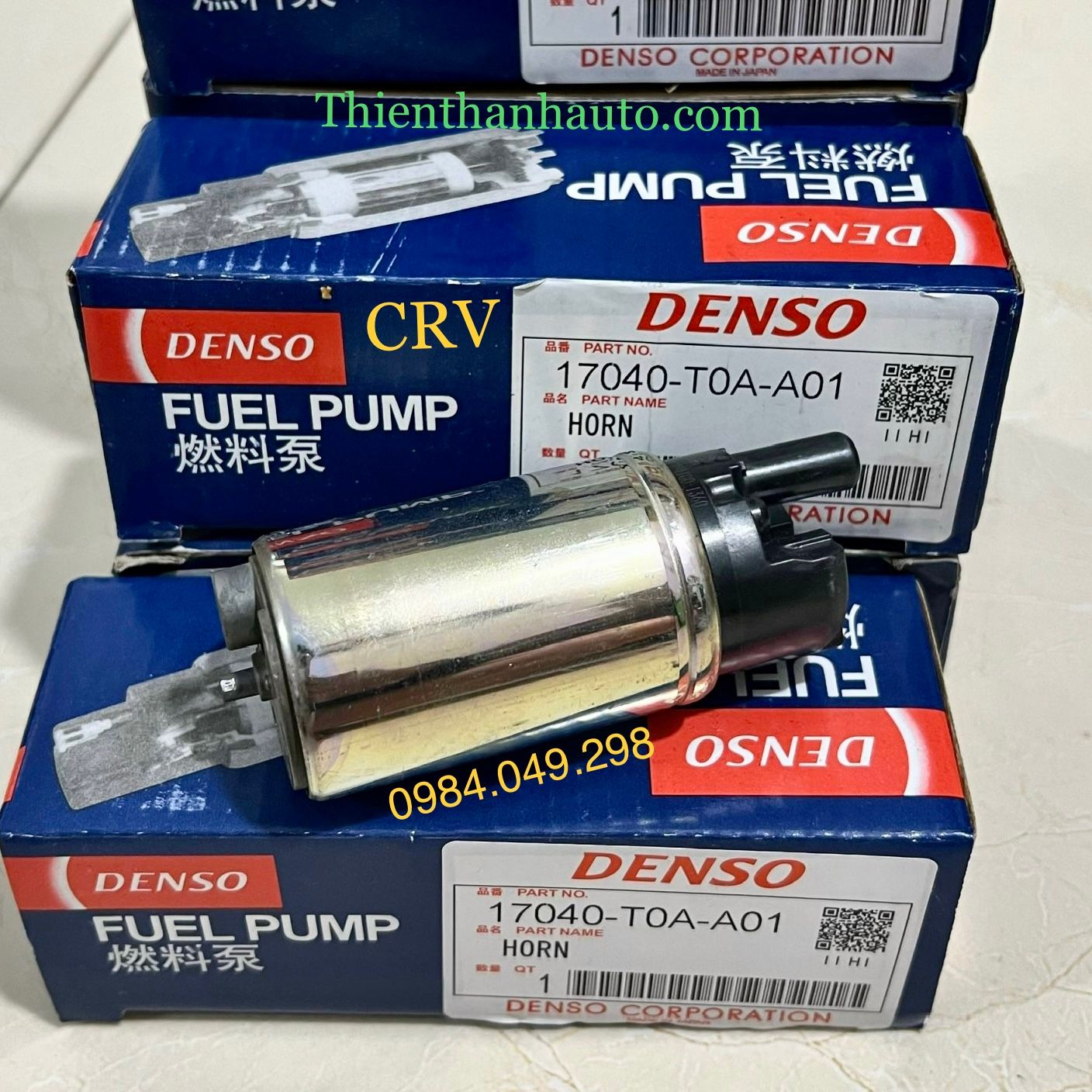 Mô tơ bơm xăng Honda CRV - Xuất xứ Denso Nhật Bản - 17040T0AA01