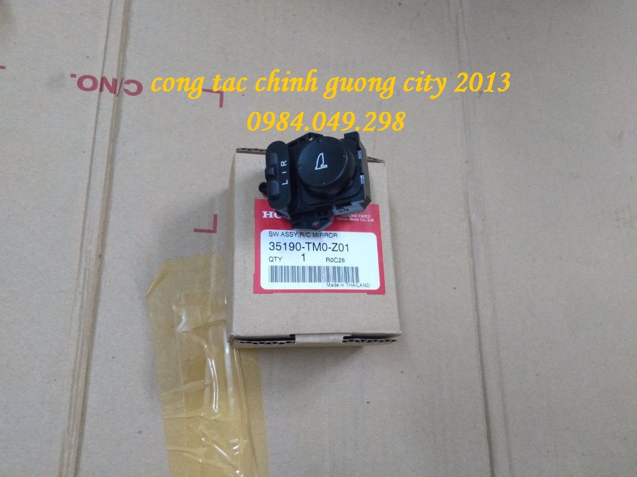 Công tắc chỉnh gương Honda City 2013