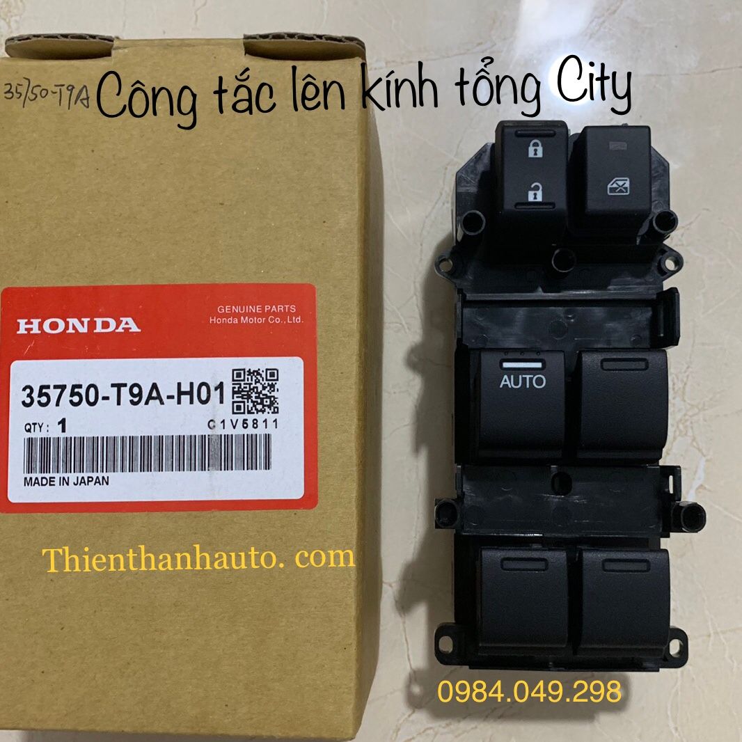 Công tắc lên xuống - nâng hạ kính tổng Honda City 2014-2021, giá tốt nhất - Thienthanhauto.com