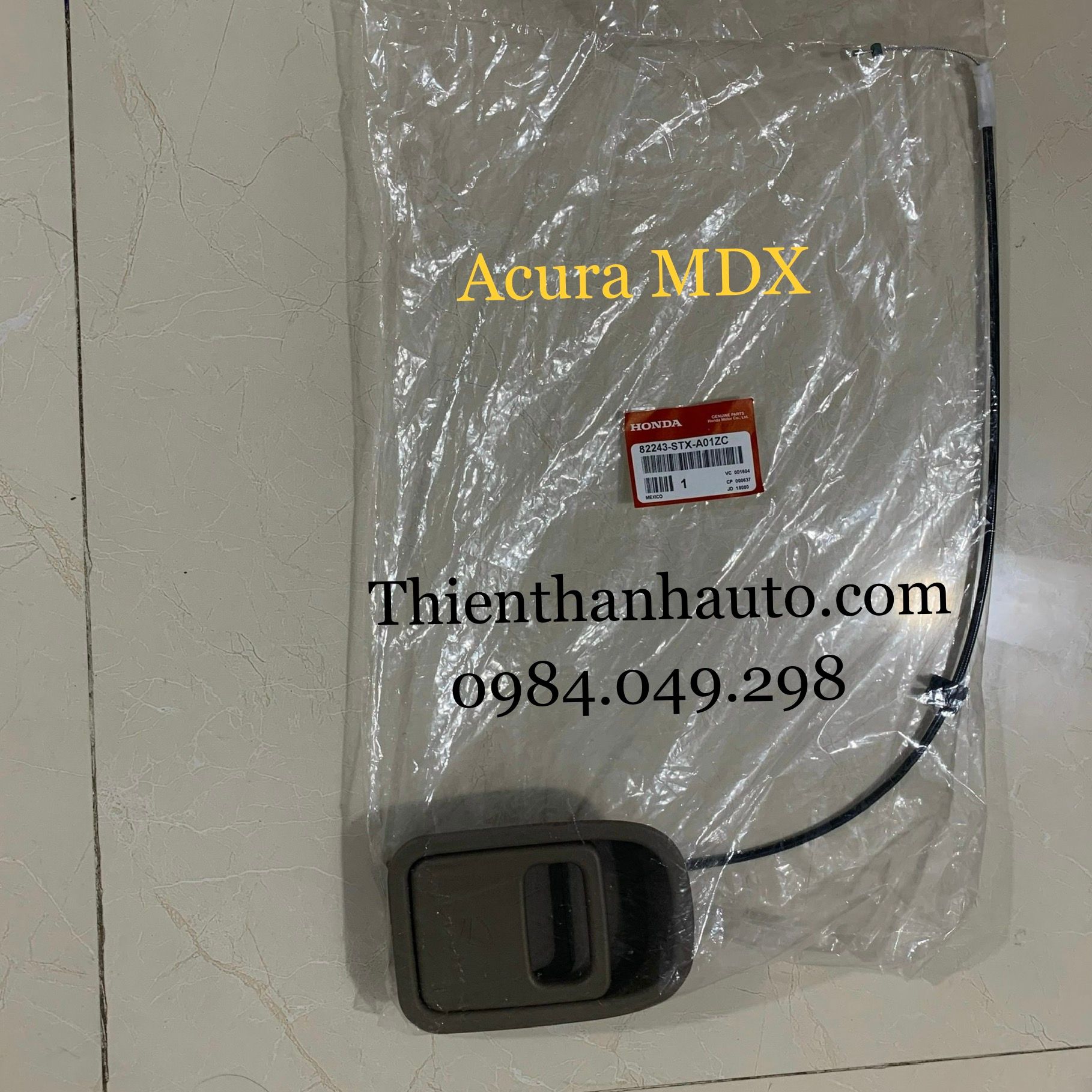 Tay giật ghế sau Acura MDX chính hãng - 82243STXA01