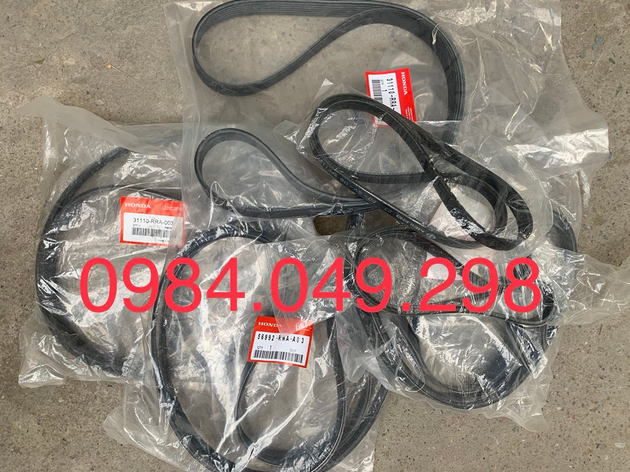 Dây curoa tổng Honda CRV 2.4 2007 - 2010 - nhập khẩu chính hãng bởi Phụ tùng ô tô Thiên Thanh