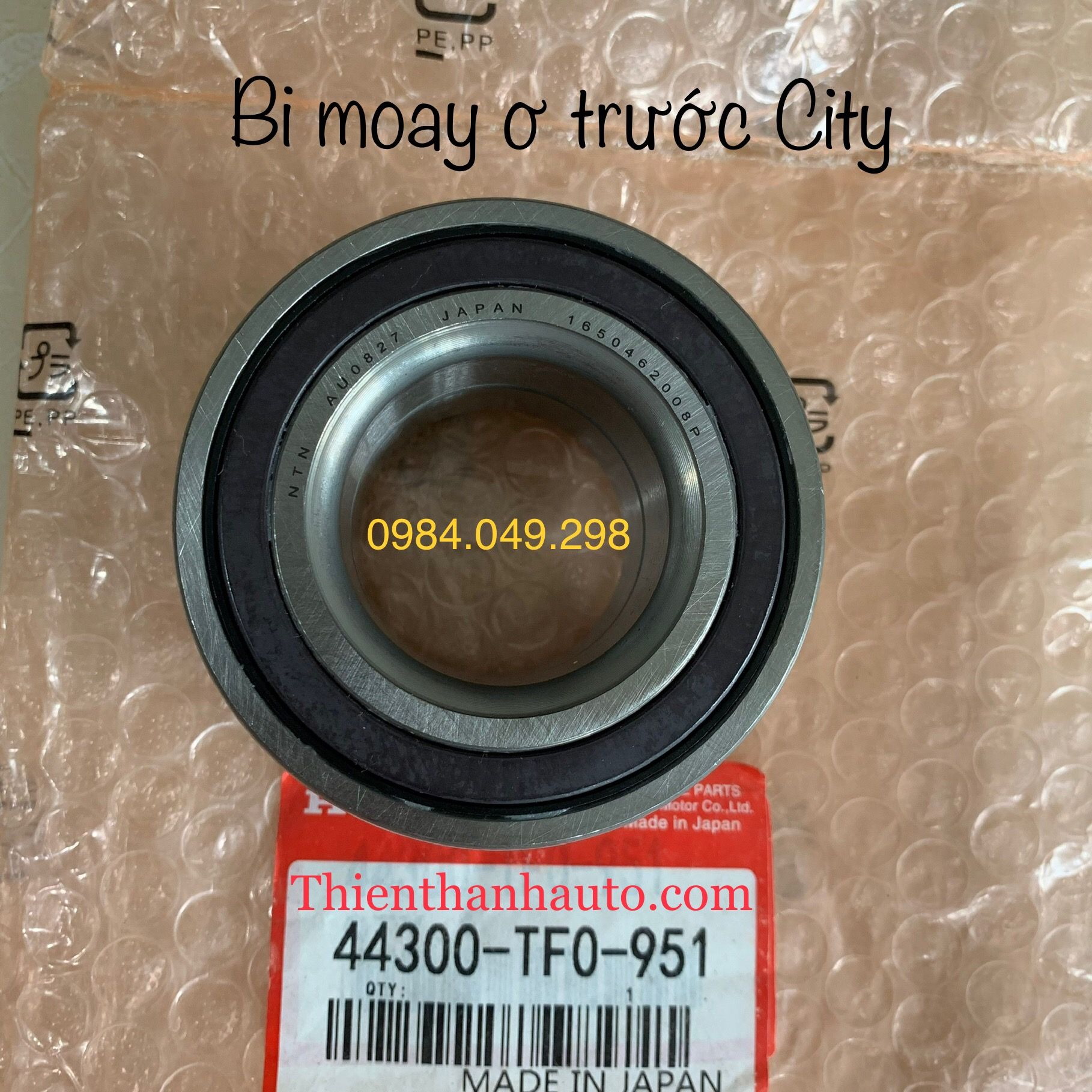 Bi moay ơ trước - bạc đạn bánh trước Honda City chính hãng - 43300TF0951