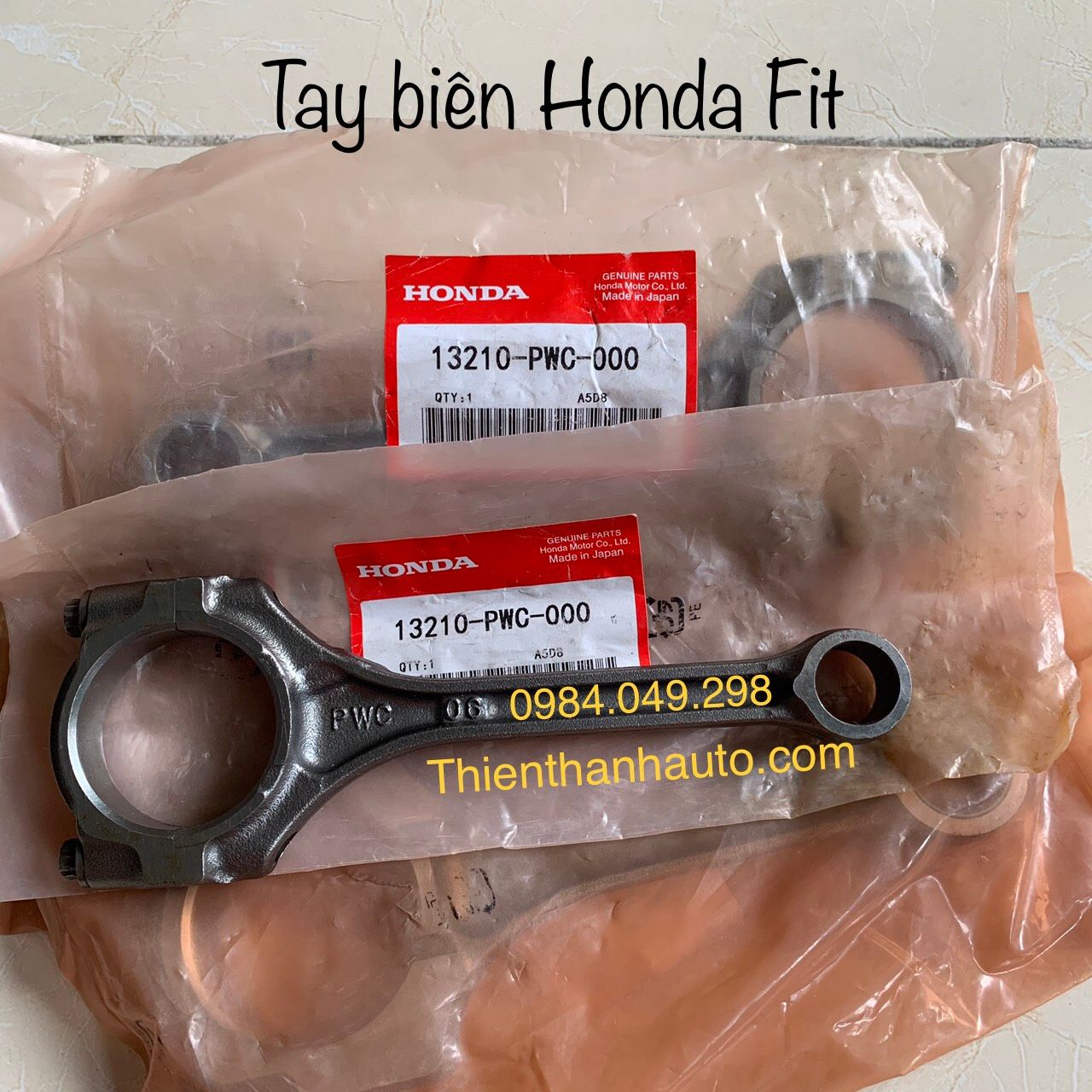 Tay biên - thanh truyền Honda Fit giá tốt nhất - 13210PWC000 - Phụ tùng ô tô Thiên Thanh