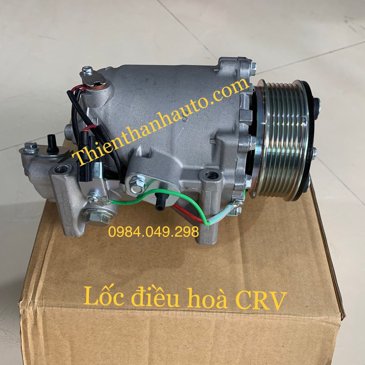 Lốc lạnh - máy nén điều hòa Honda CRV - Thienthanhauto.com