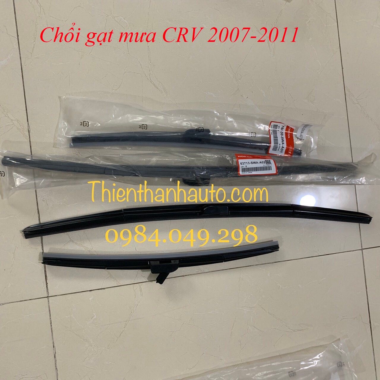 Chổi gạt nước mưa trước Honda CRV 2007-2011 - Sản phẩm của Honda Nhật Bản - Phụ tùng ô tô Thiên Thanh