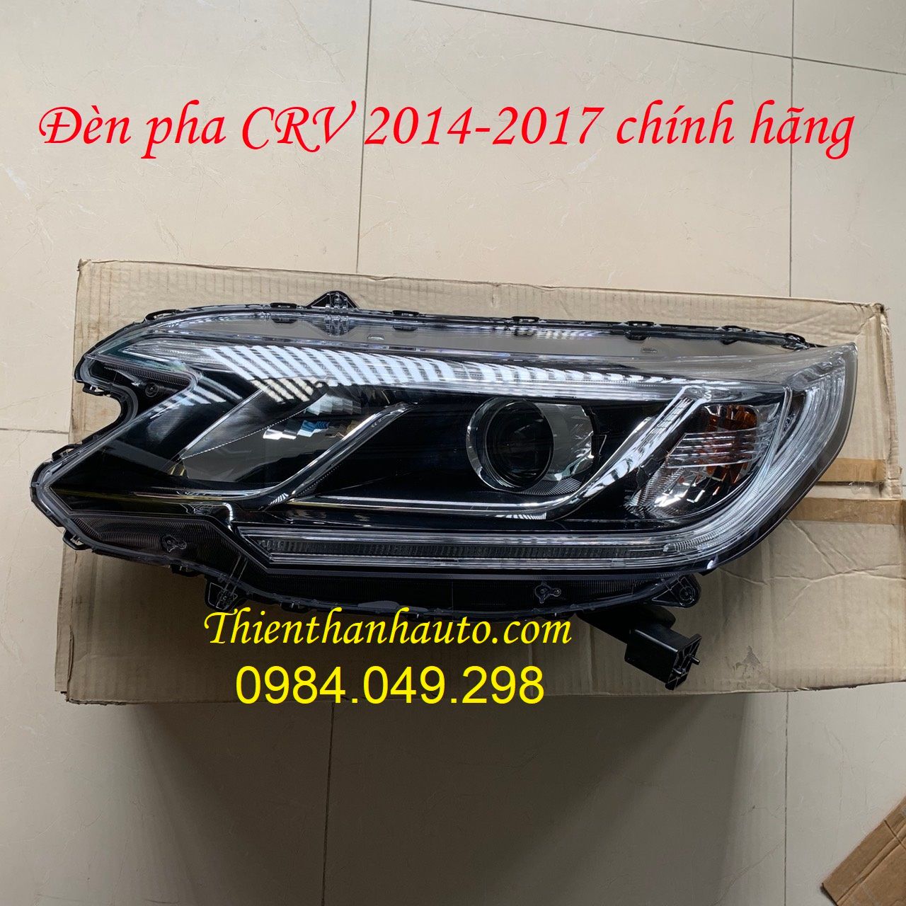 Đèn pha bên lái Honda CRV 2014-2015-2016-2017 chính hãng - Thiên Thanh Auto