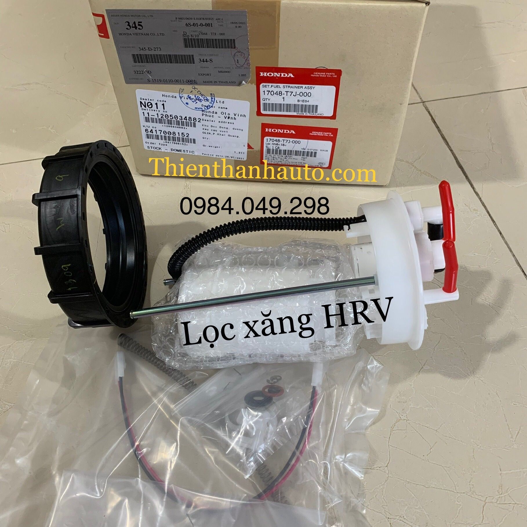 Lọc xăng Honda HRV chính hãng - 17048T7J000 - Phụ tùng ô tô Thiên Thanh